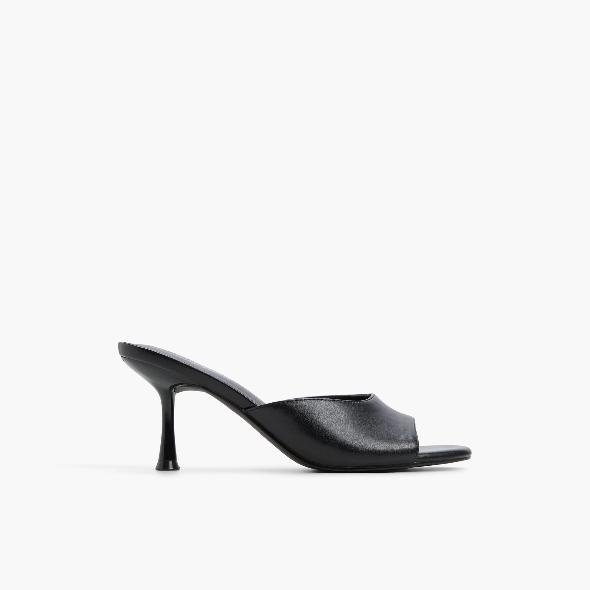 Main View of Black Isolaa Mule Sandals for Womens