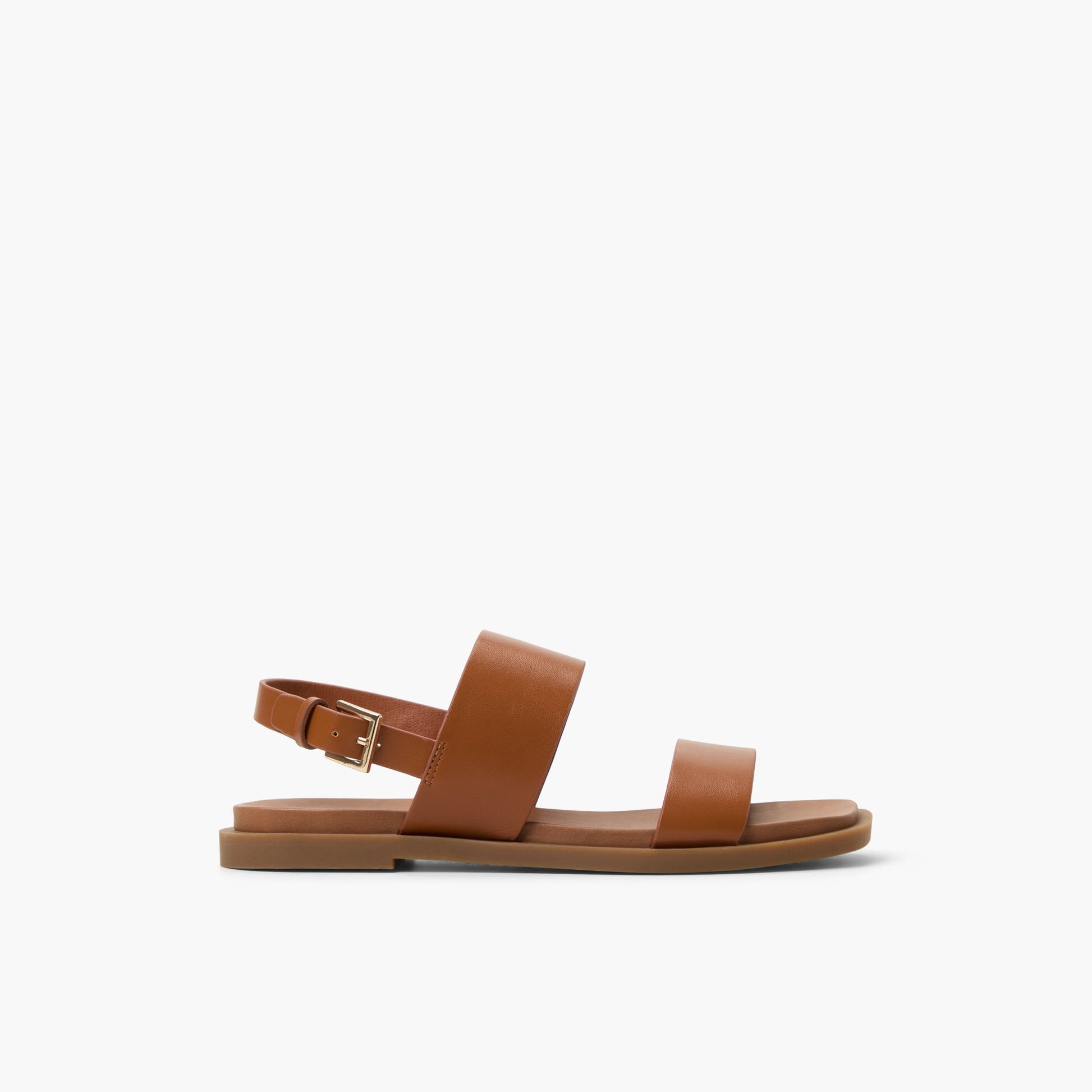 Main View of Cognac Tiya Slingback Sandals for Womens