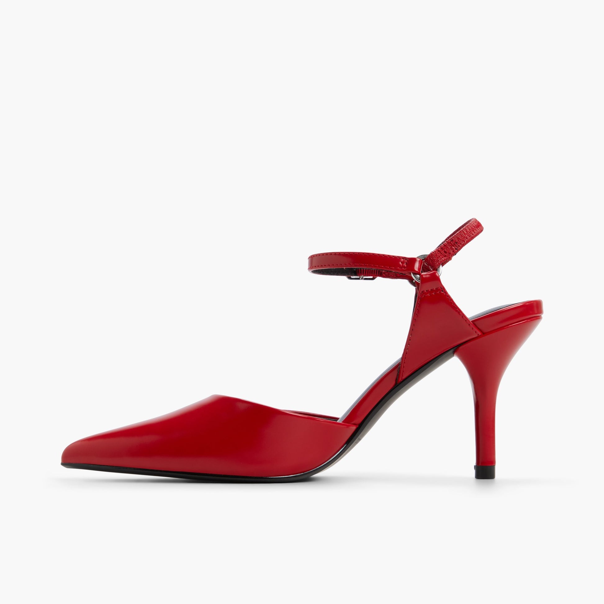 Side view of Red Nyyla High Heels