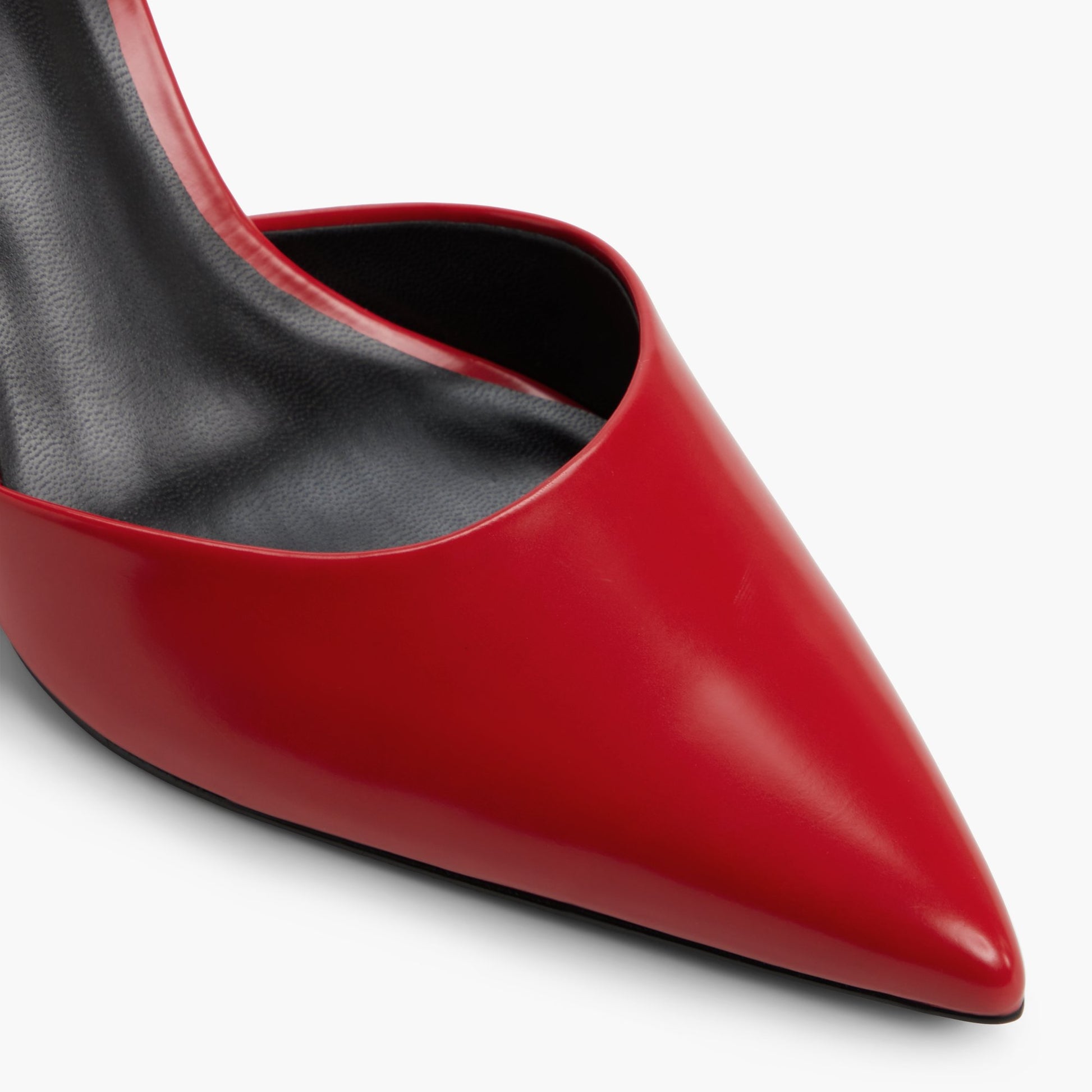 Close-up of the Red Nyyla High Heels