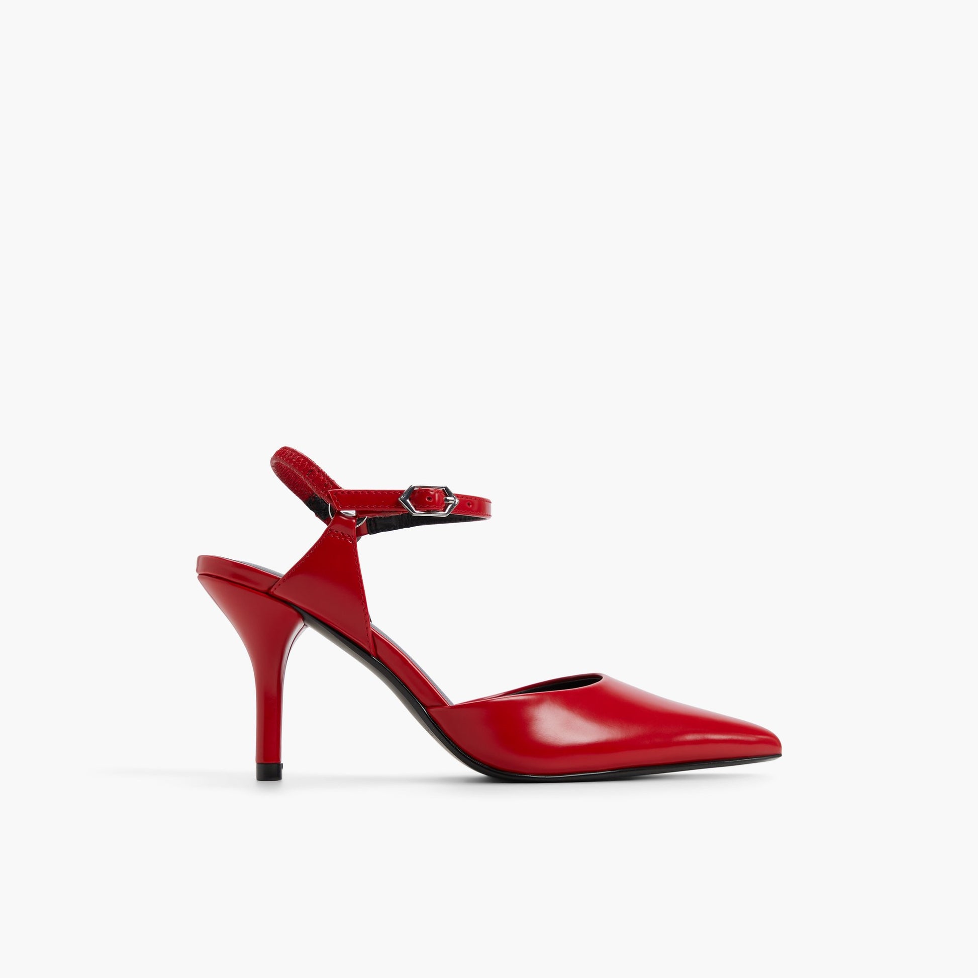 Main View of Red Nyyla High Heels for Womens