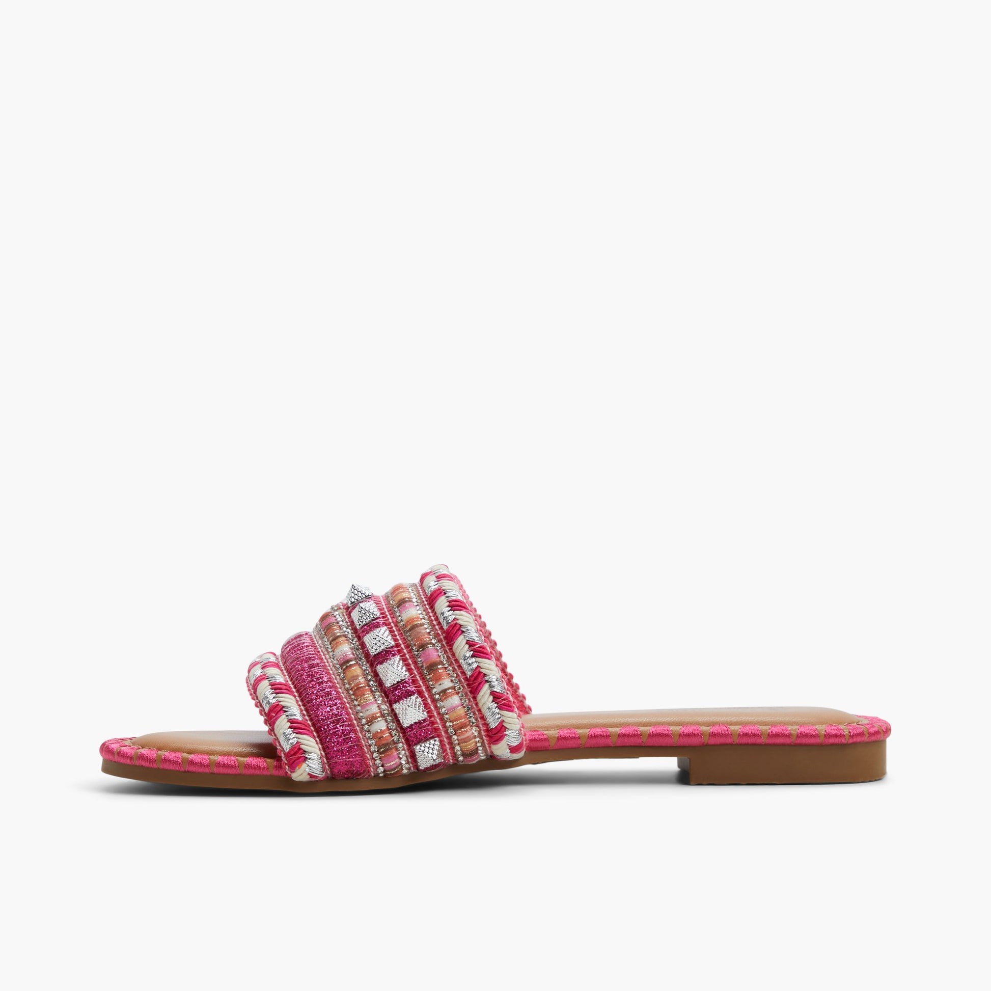 Side view of Bright Pink Aziza