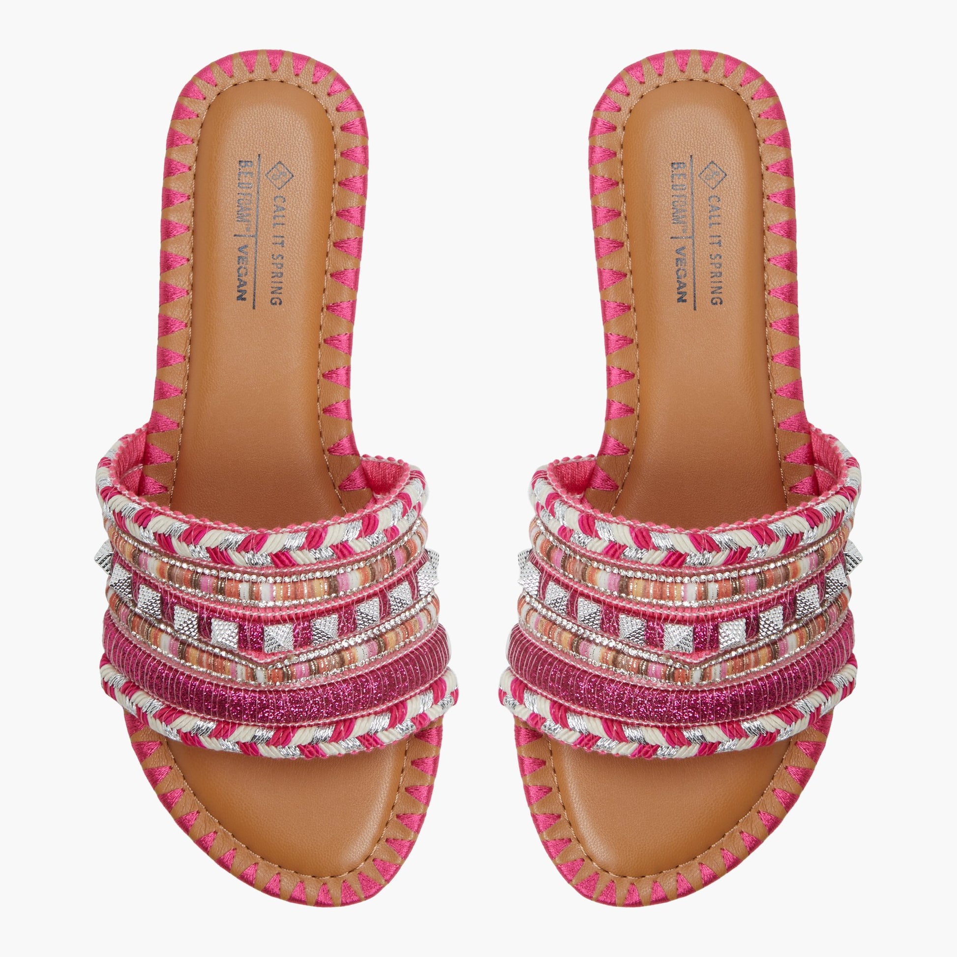 Top-down view of the Bright Pink Aziza