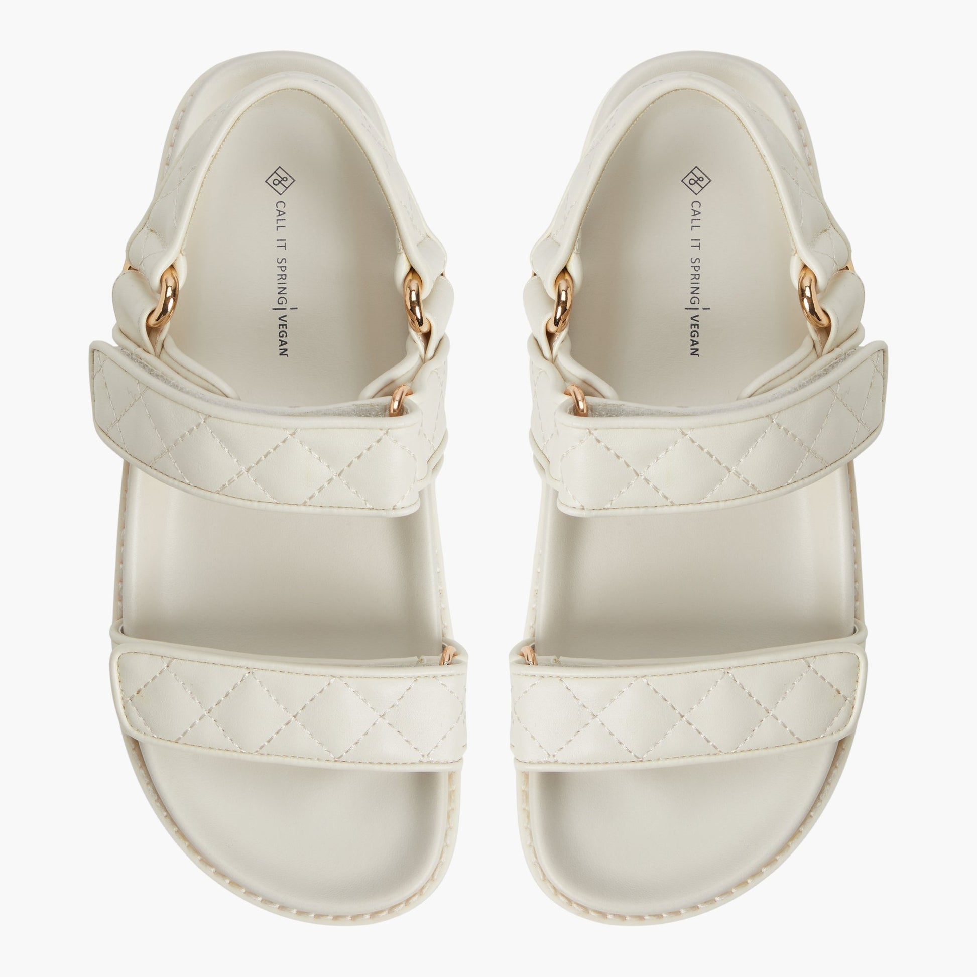 Top-down view of the Ice Anette Sandals