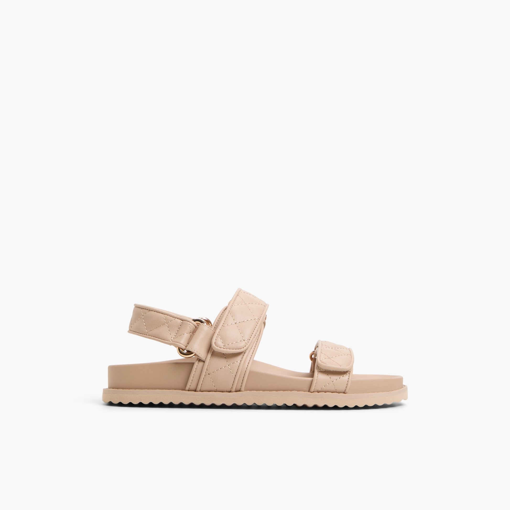 Main View of Medium Beige Anette Sandals for Womens