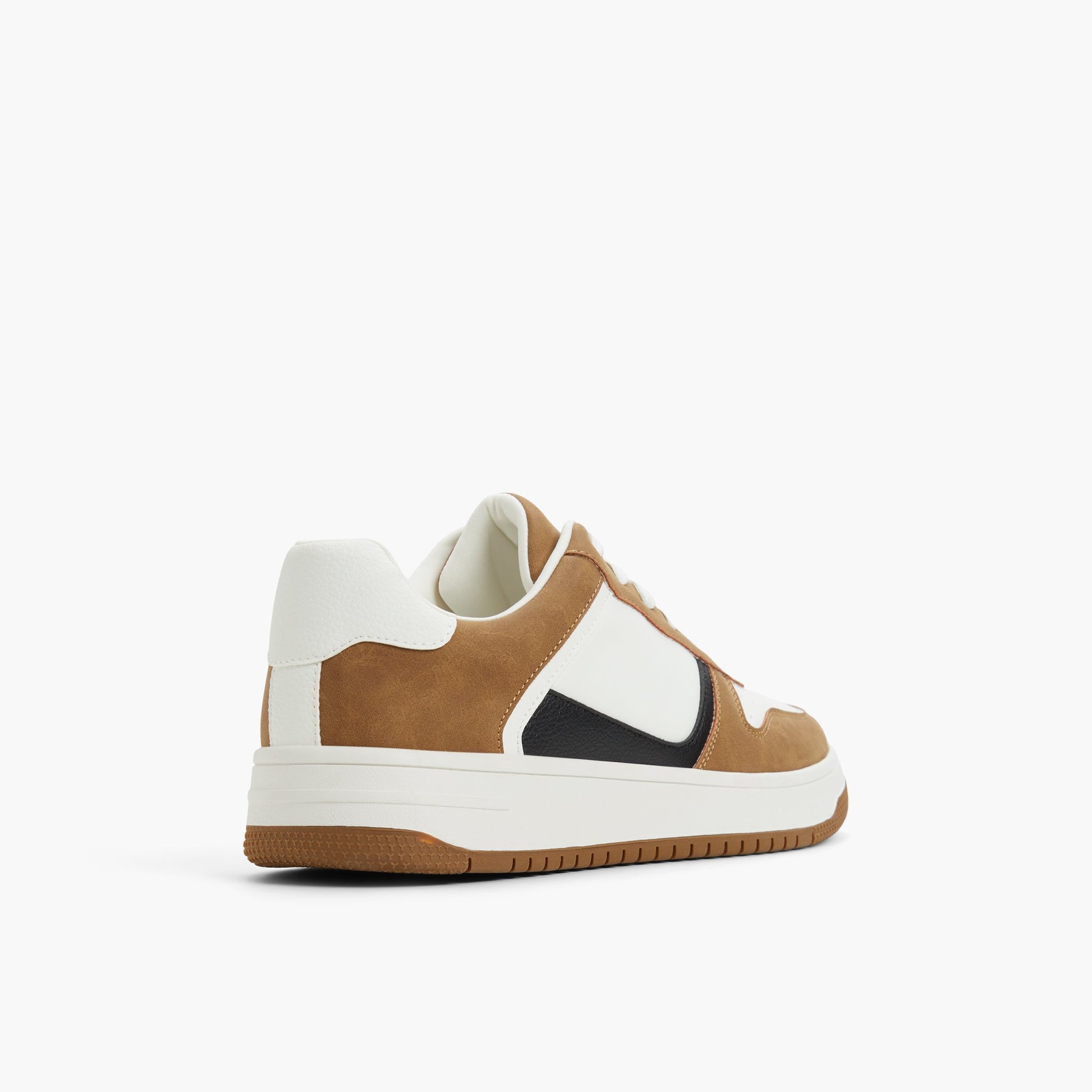 Three-quarter angle of Brown Multi Freshh_h Low top sneakers's back side