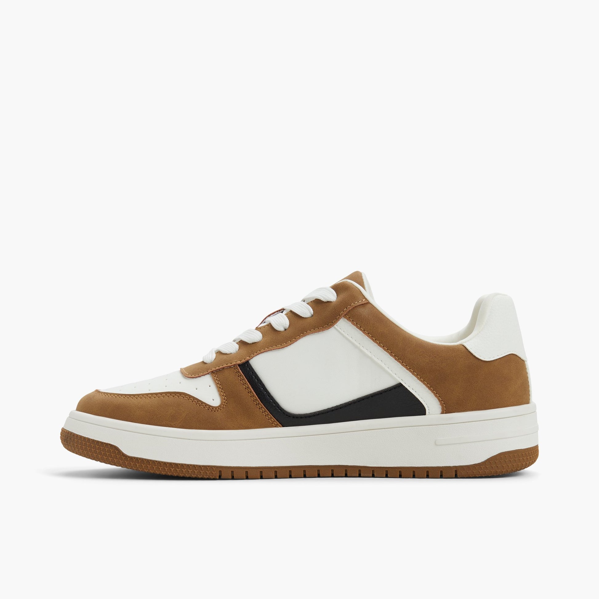 Side view of Brown Multi Freshh_h Low top sneakers