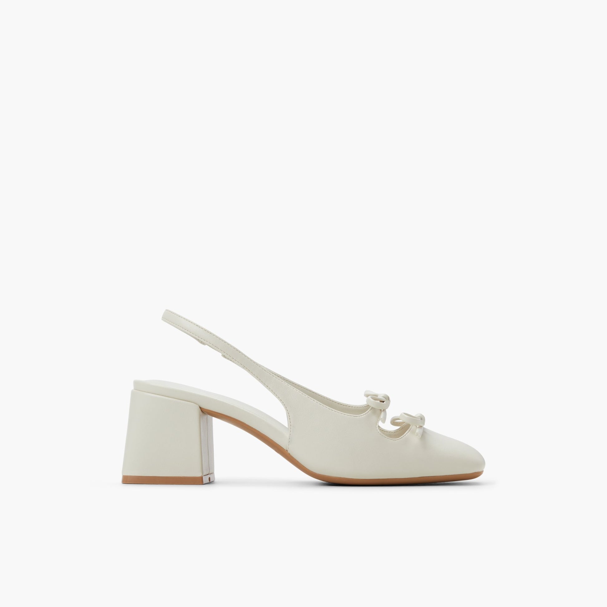 Main View of Ice Fille Slingback Block Heels for Womens