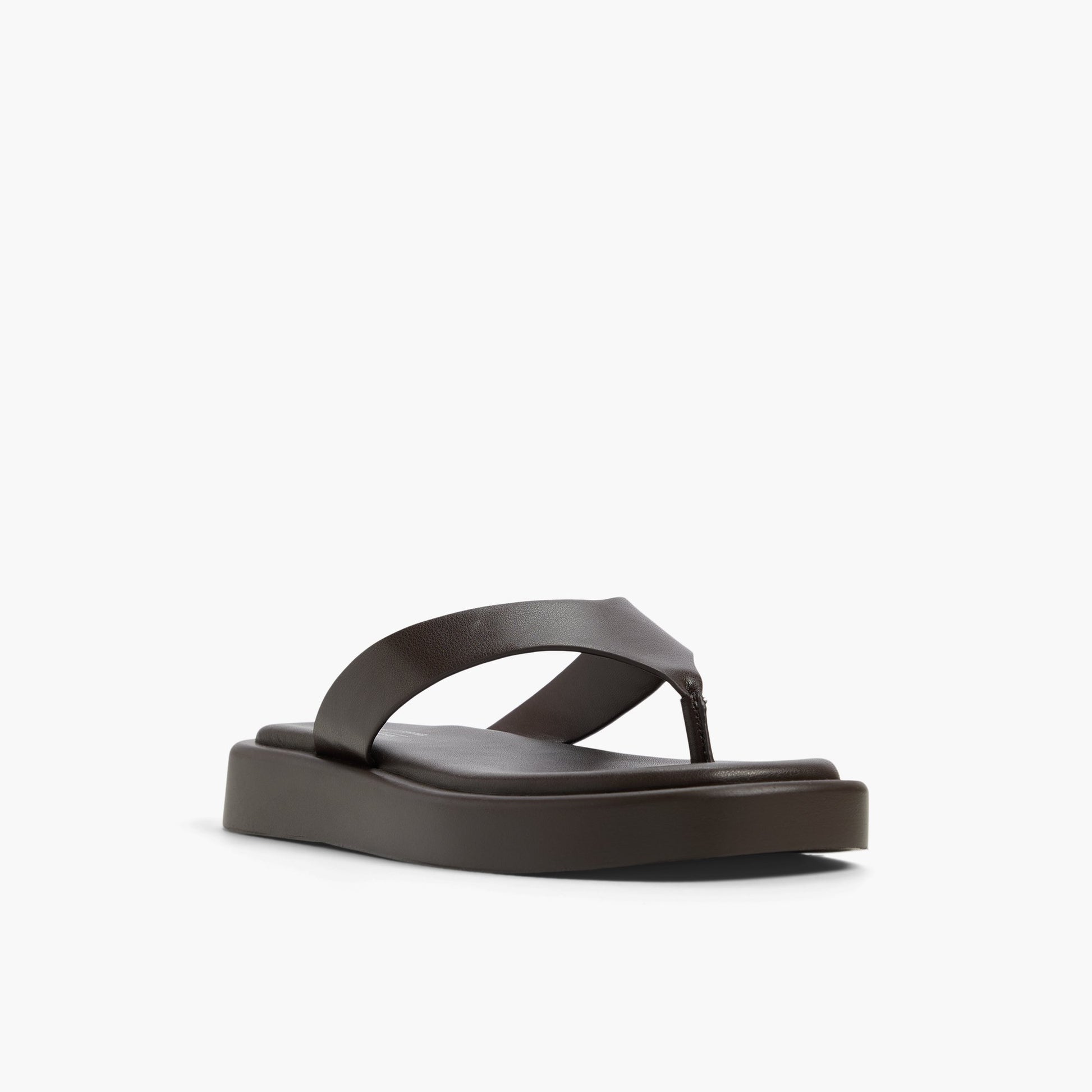 Three-quarter angle of Dark Brown Buena 's front side