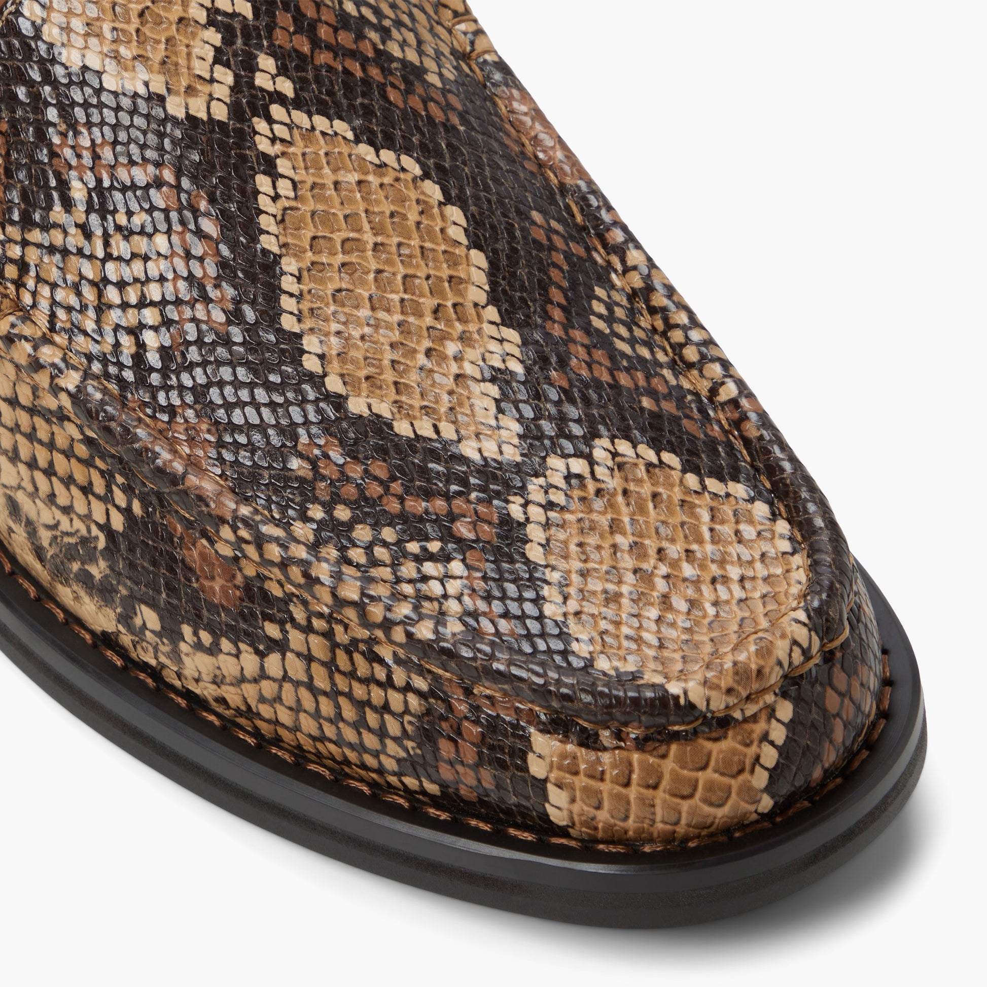 Close-up of the Tan Wilshire Loafers