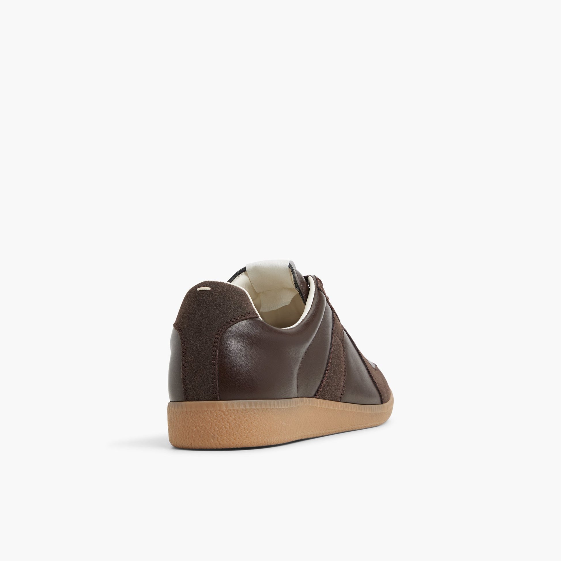 Three-quarter angle of Brown Tenor Low-top Sneakers's back side