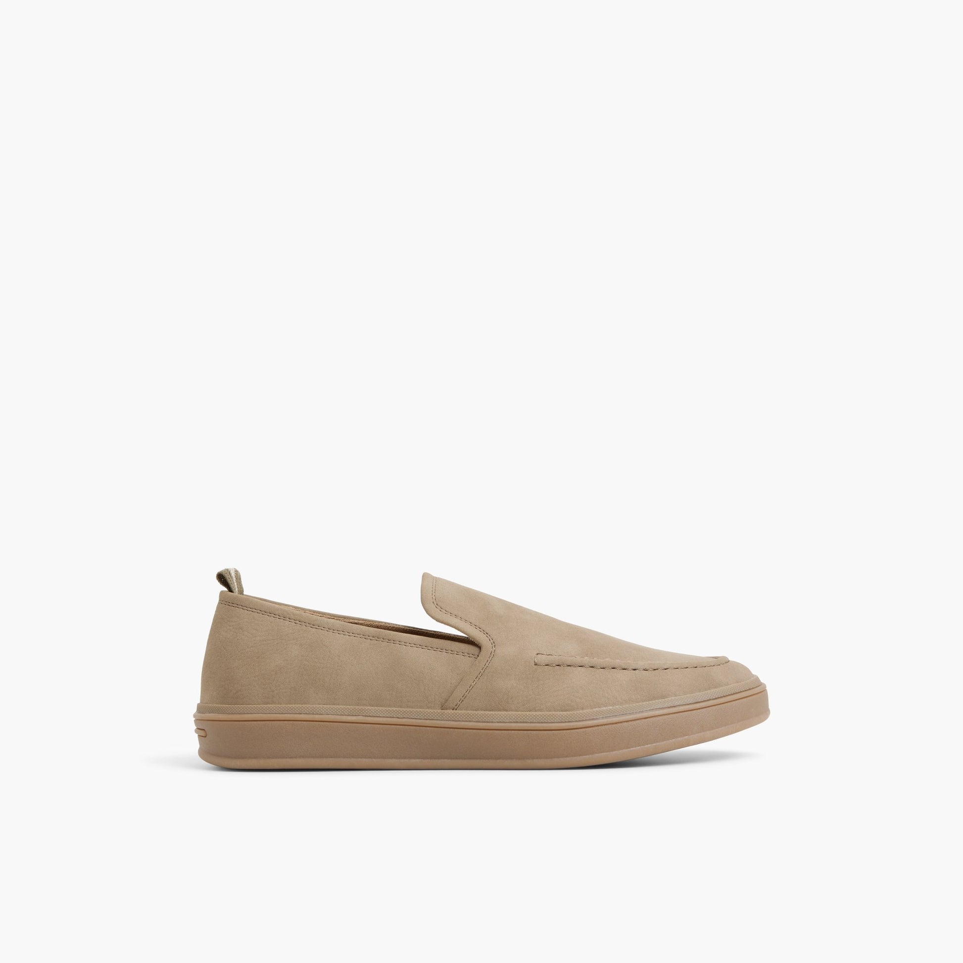 Main View of Taupe Cantor Slip-on Shoes for Mens