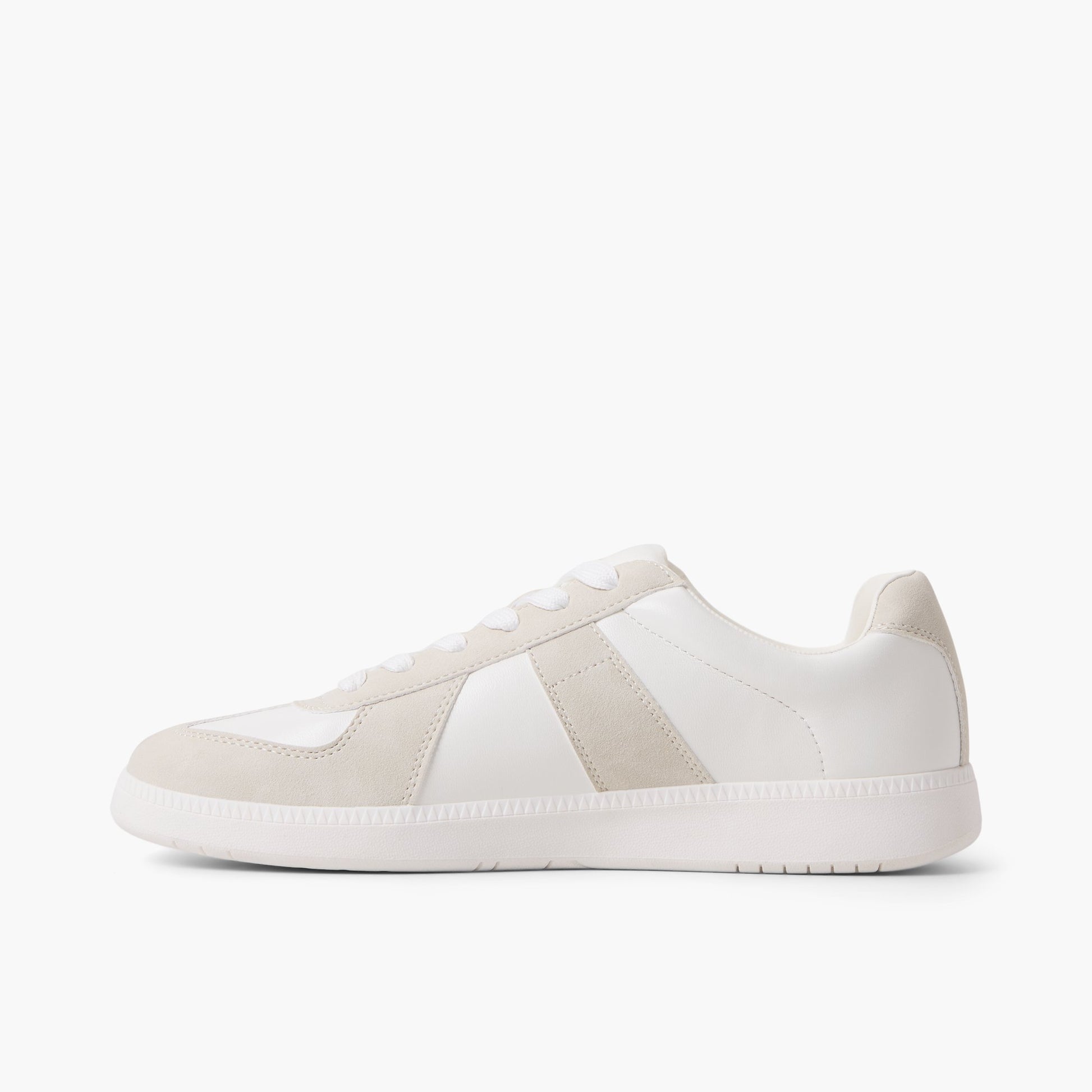Side view of Light grey Tenor Low-top Sneakers