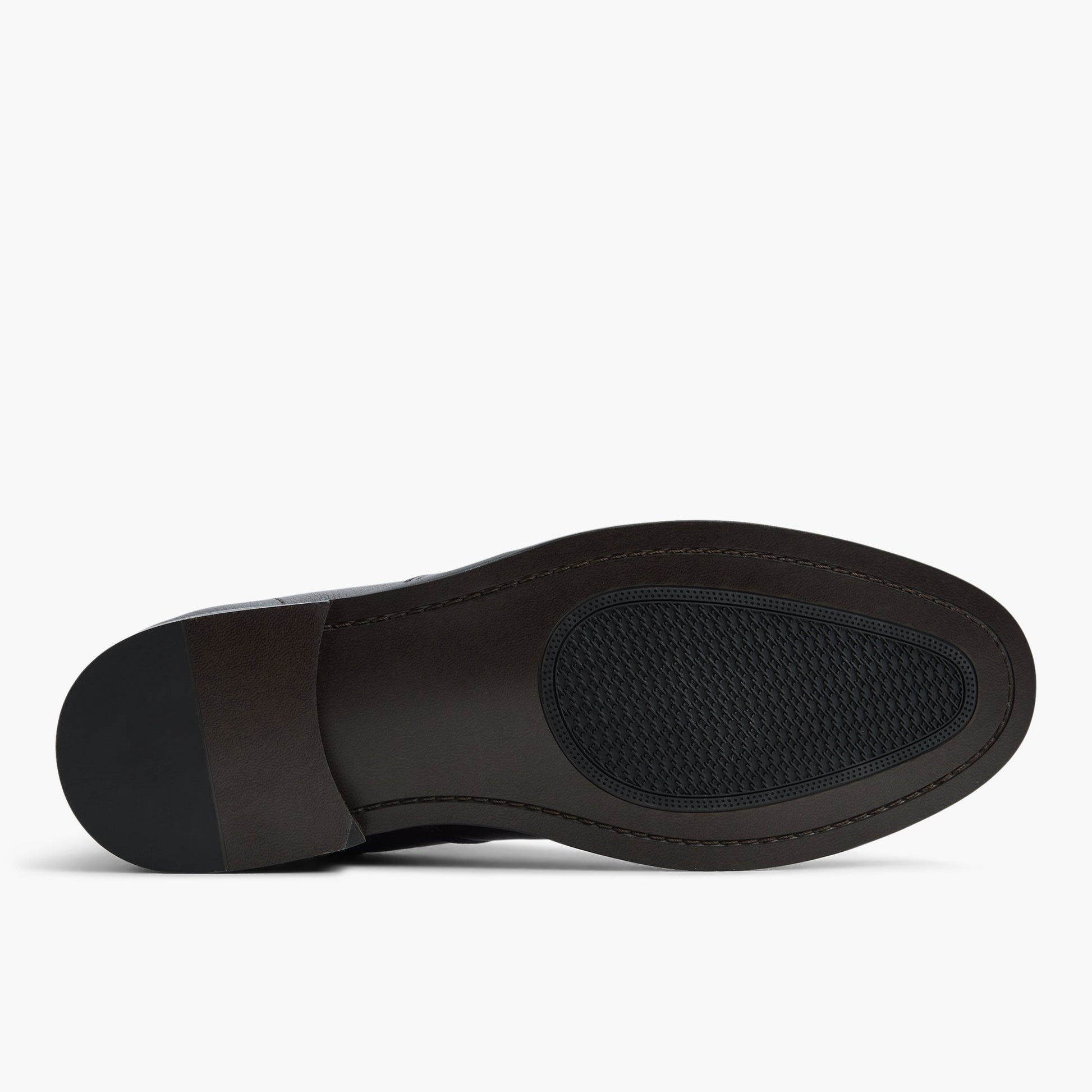View of Dark Brown Burnette Chelsea Boots's sole