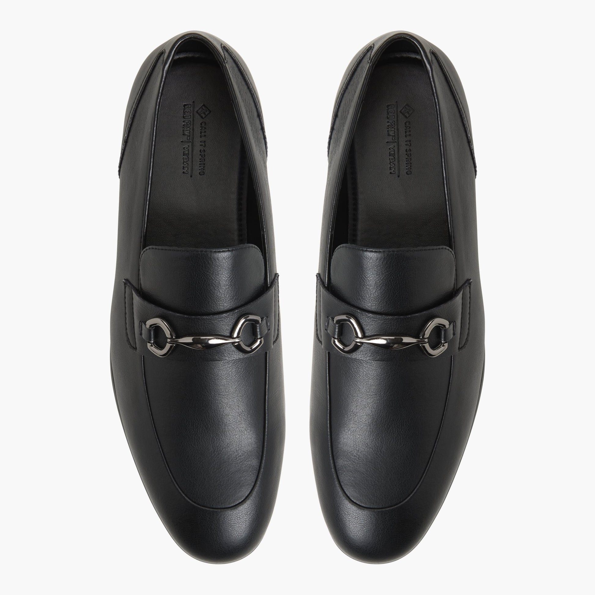 Top-down view of the Black Corbett Loafers