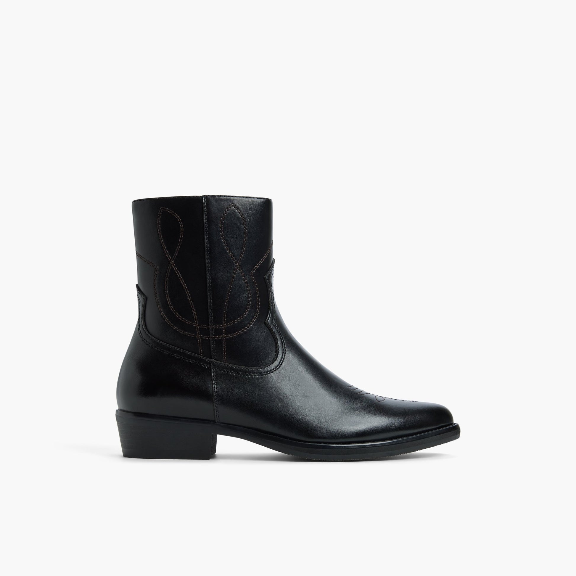 Main View of Black Hillman Western Boots for Mens