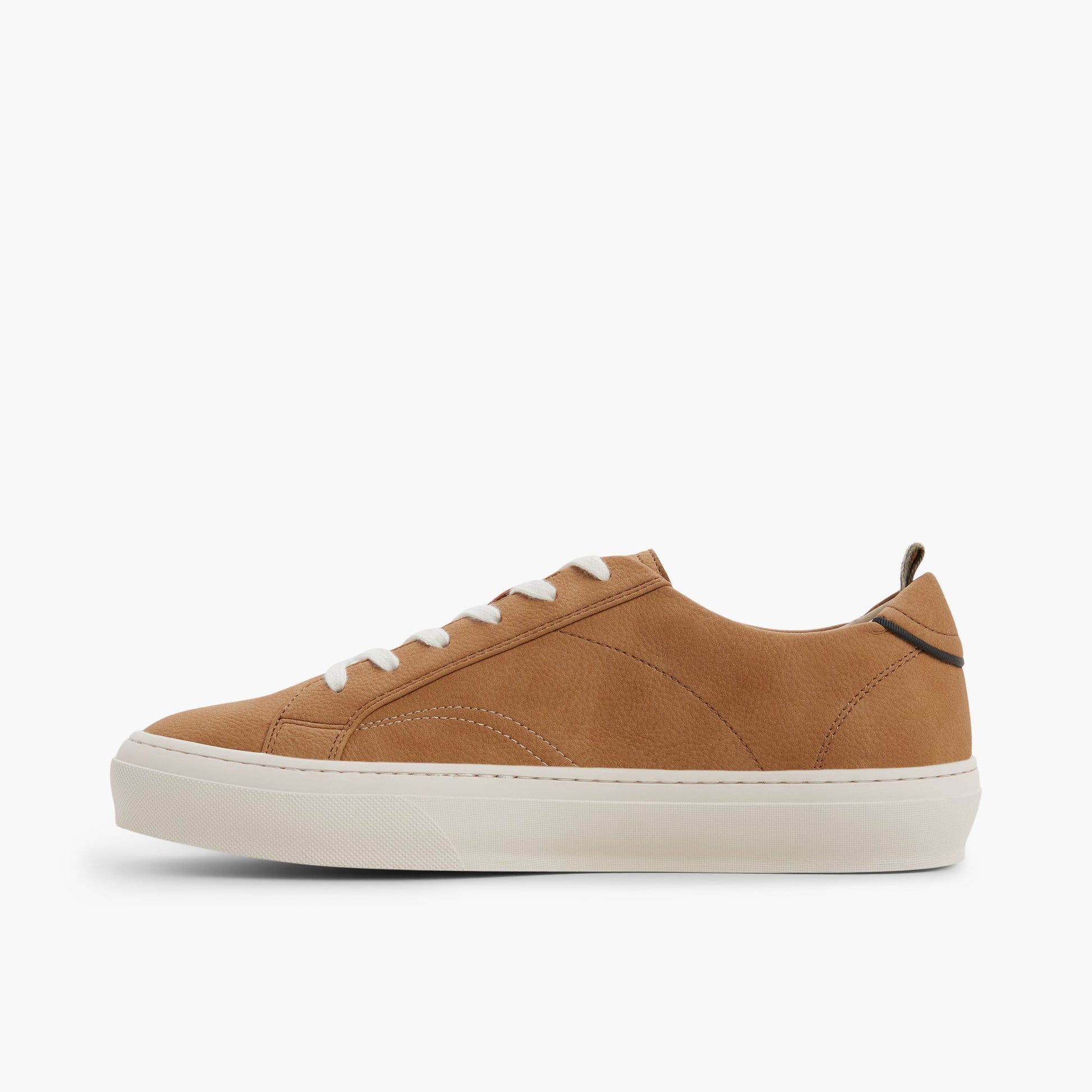 Side view of Tan Taser Lace-up Shoes