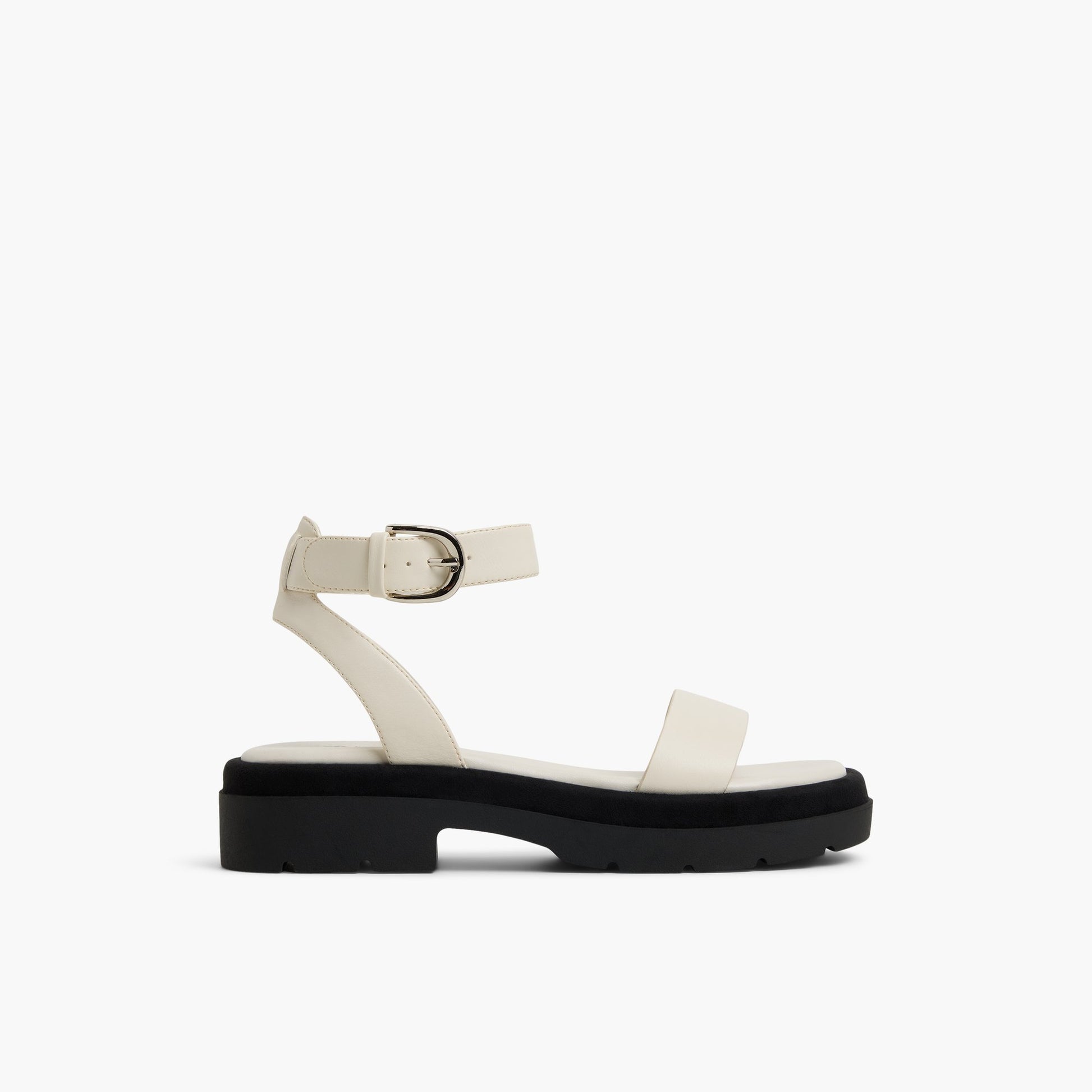 Main View of Ice Joellle Chunky Flat Sandals for Womens