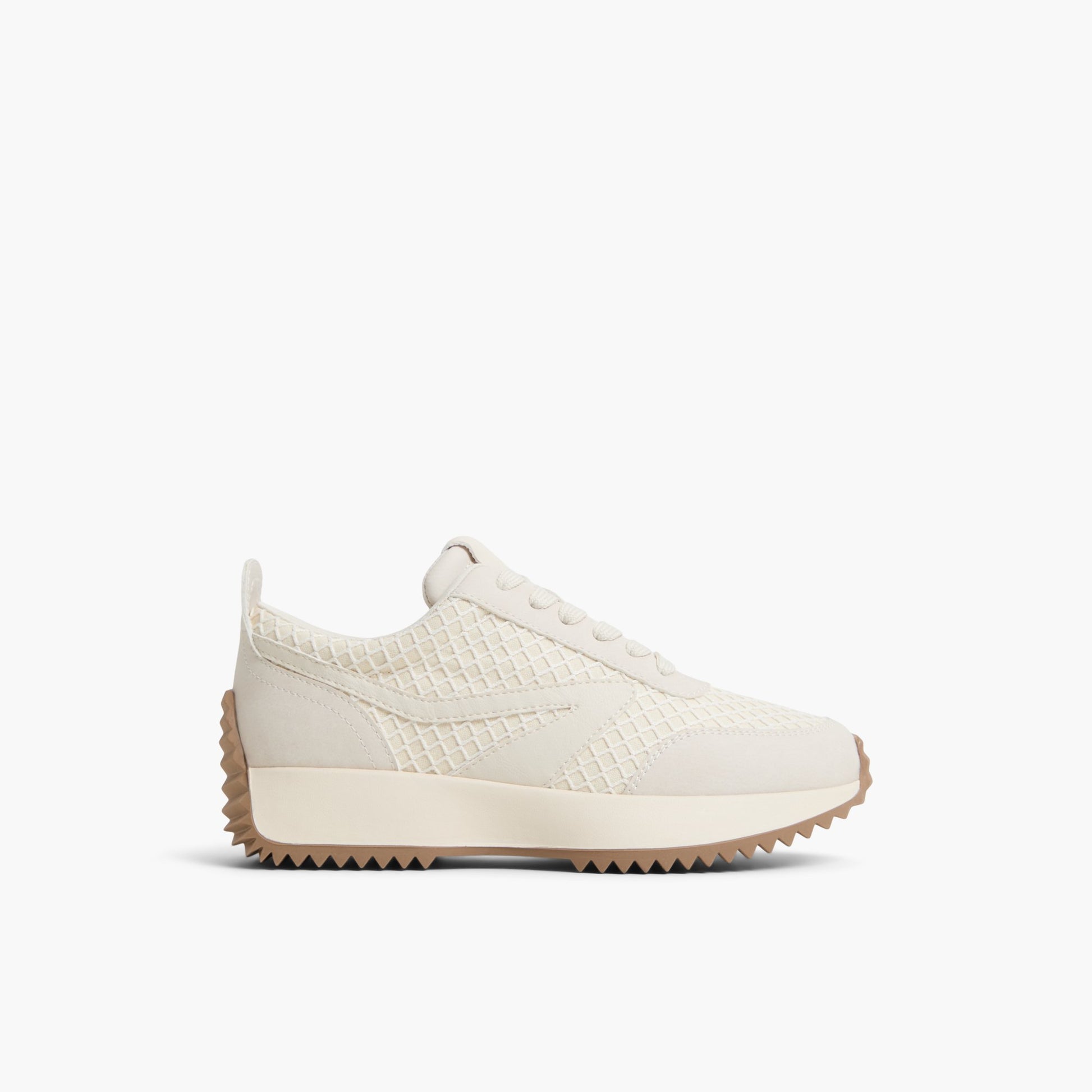 Main View of Light Grey Danie Low-Top Sneakers for Womens