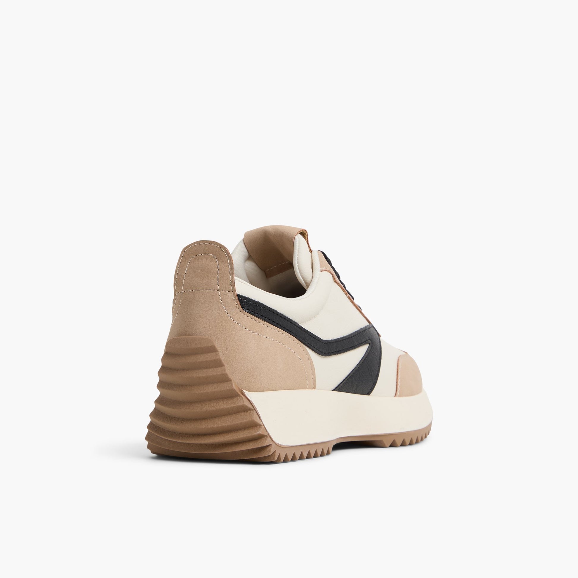 Three-quarter angle of Bone multi Danie Low-Top Sneakers's back side