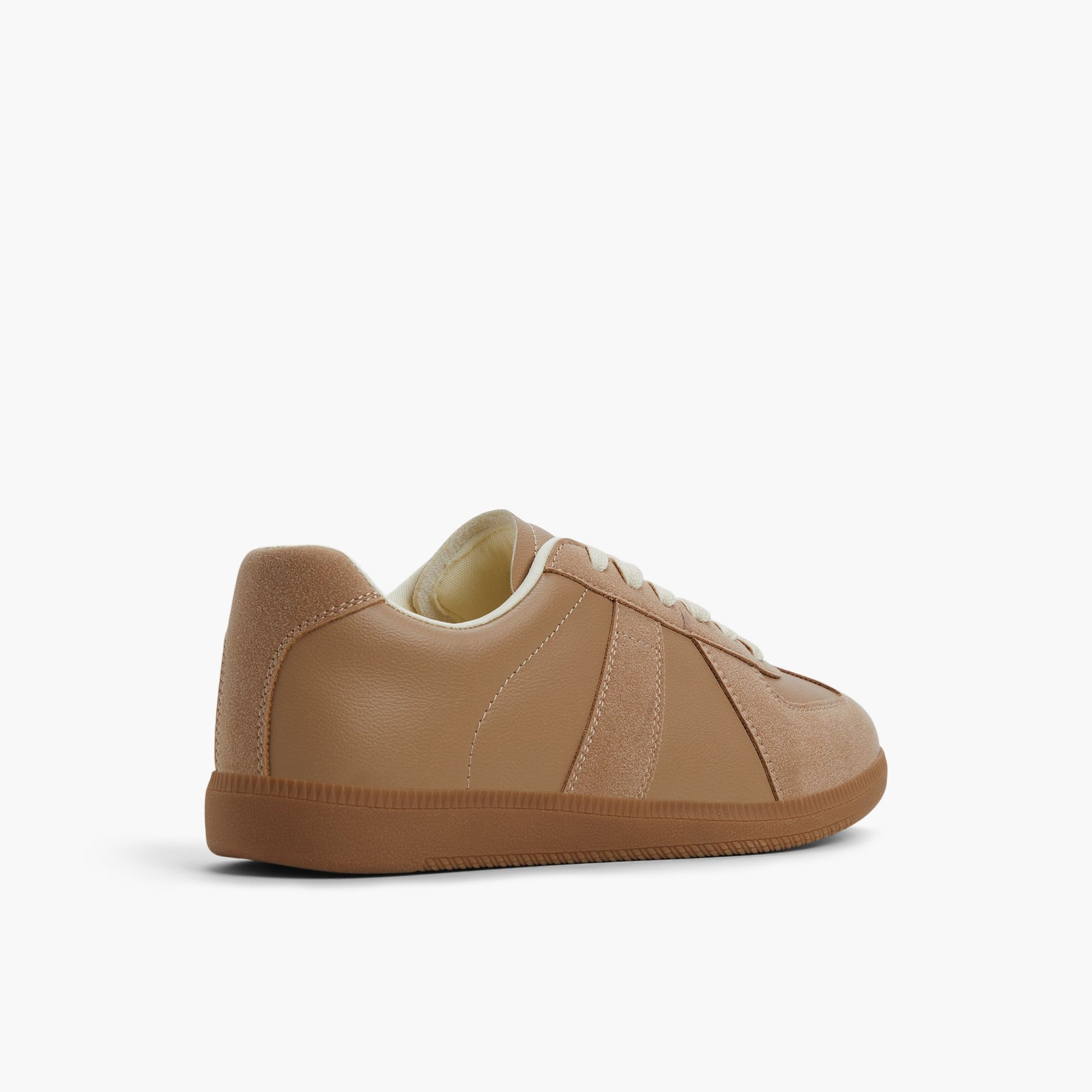Three-quarter angle of White Multi Tenora Cup Sole Sneakers's back side
