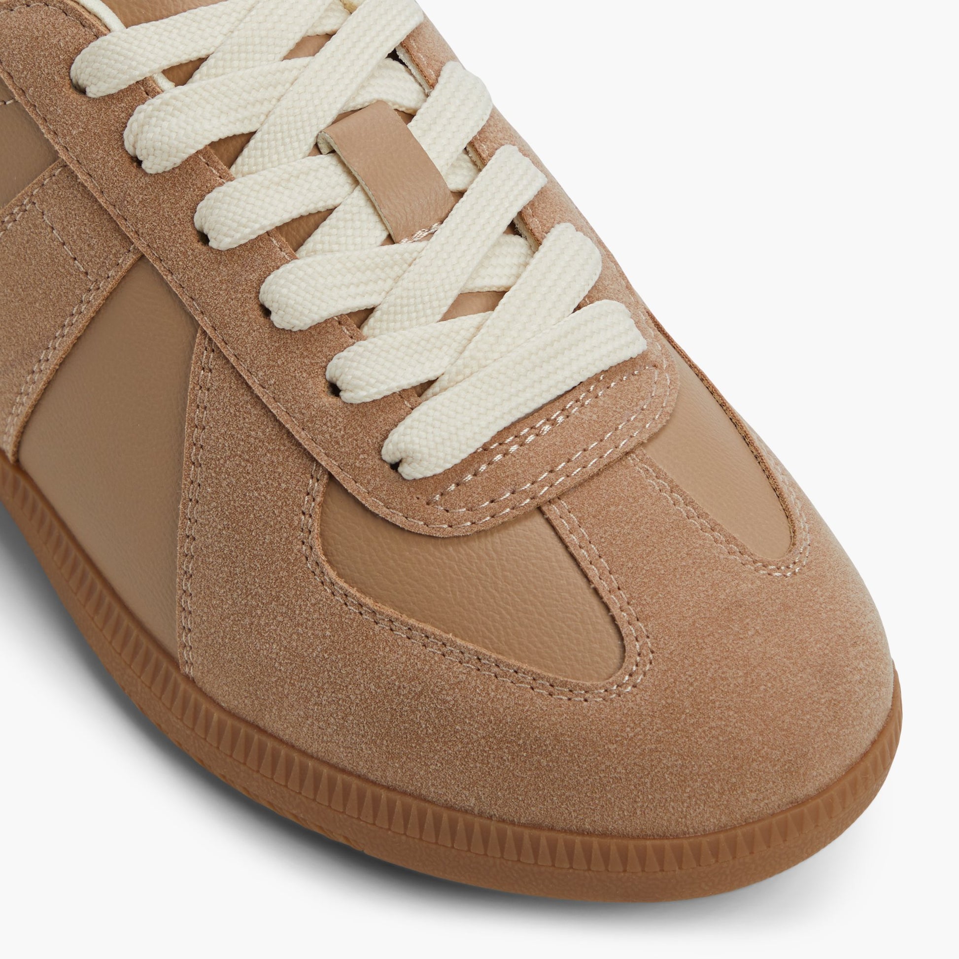 Close-up of the White Multi Tenora Cup Sole Sneakers