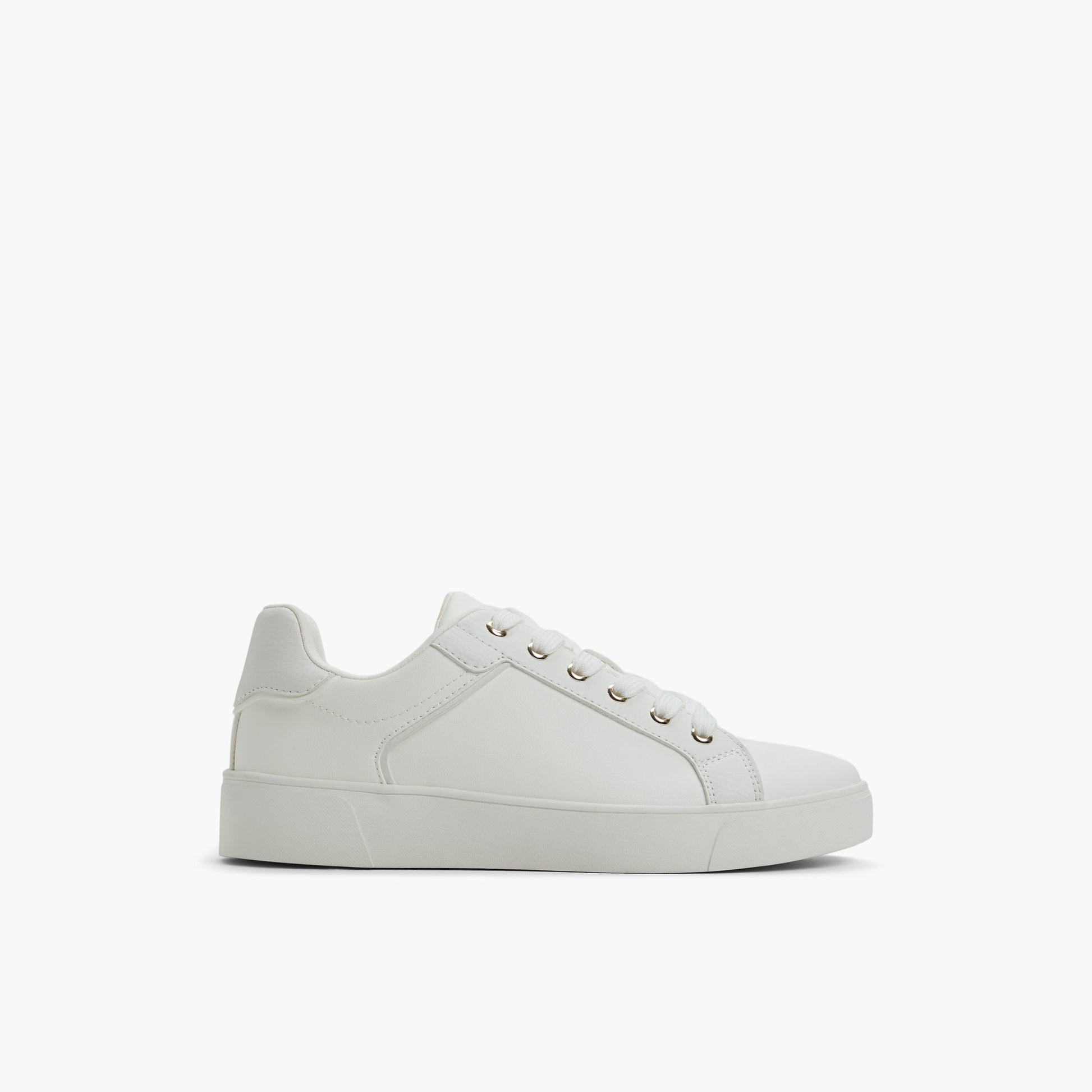 Main View of White Tarynn Cup Sole Sneakers for Womens