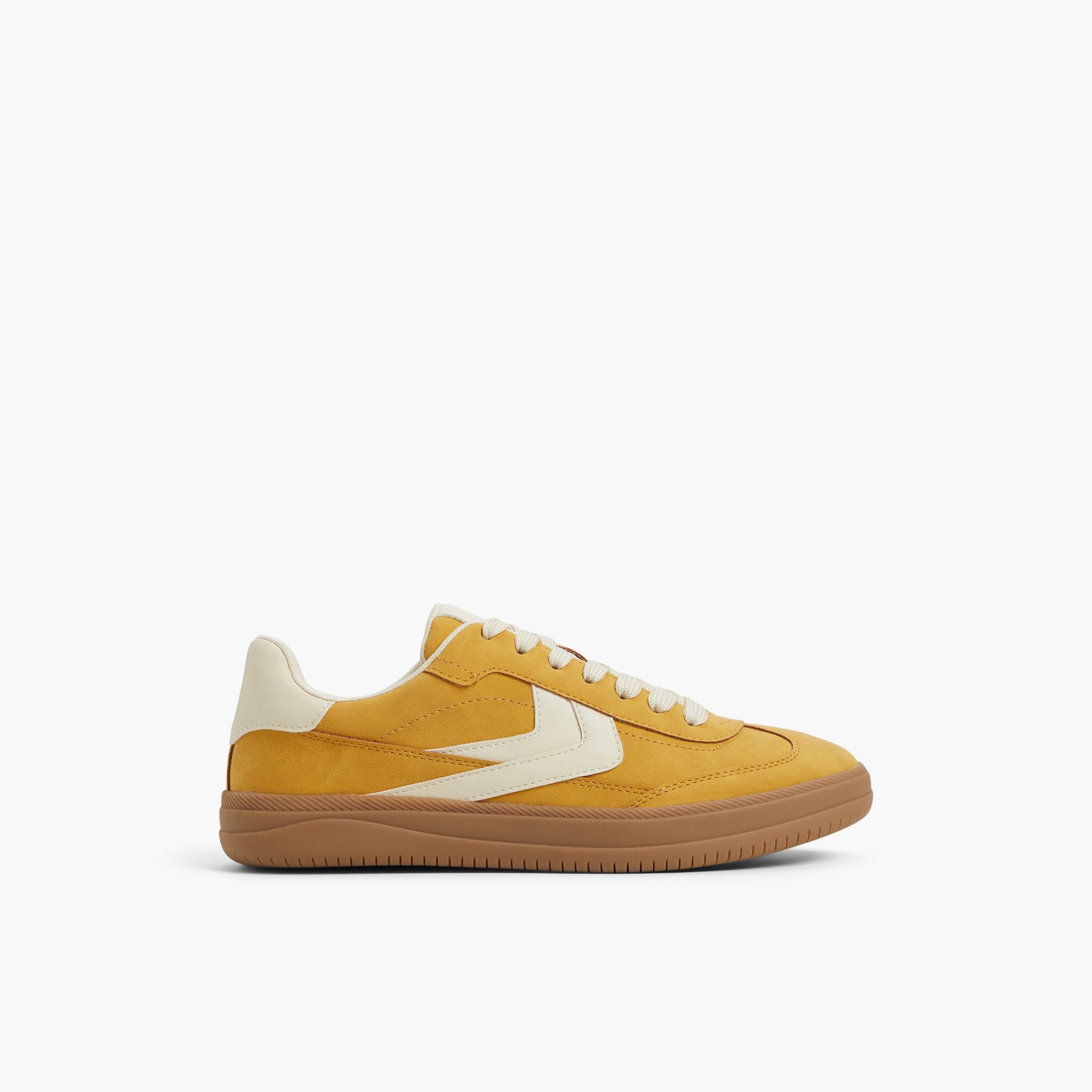 Main View of Dark yellow Salome Cup Sole Sneakers for Womens