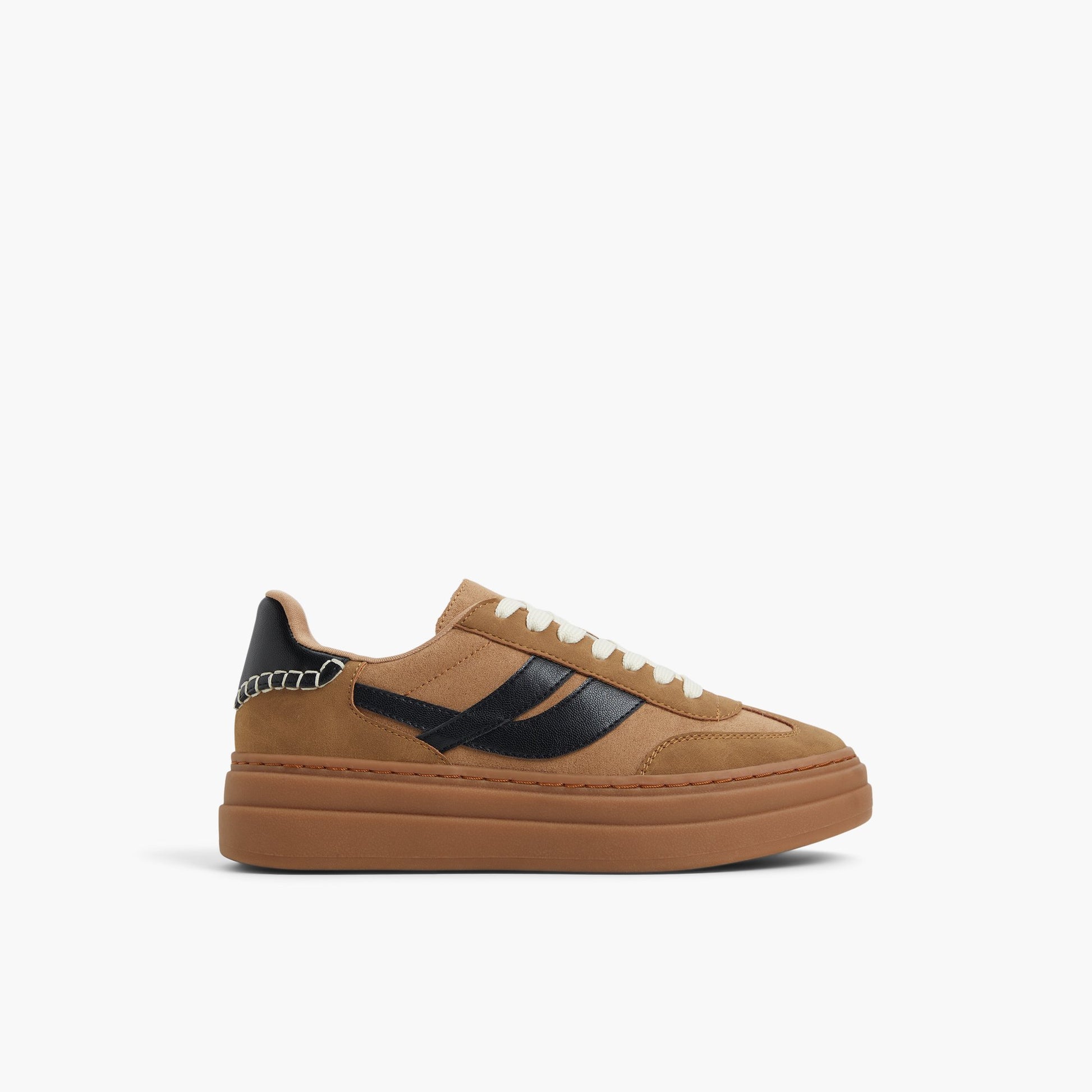 Main View of Brown Multi Tommie Low-Top Sneakers for Womens