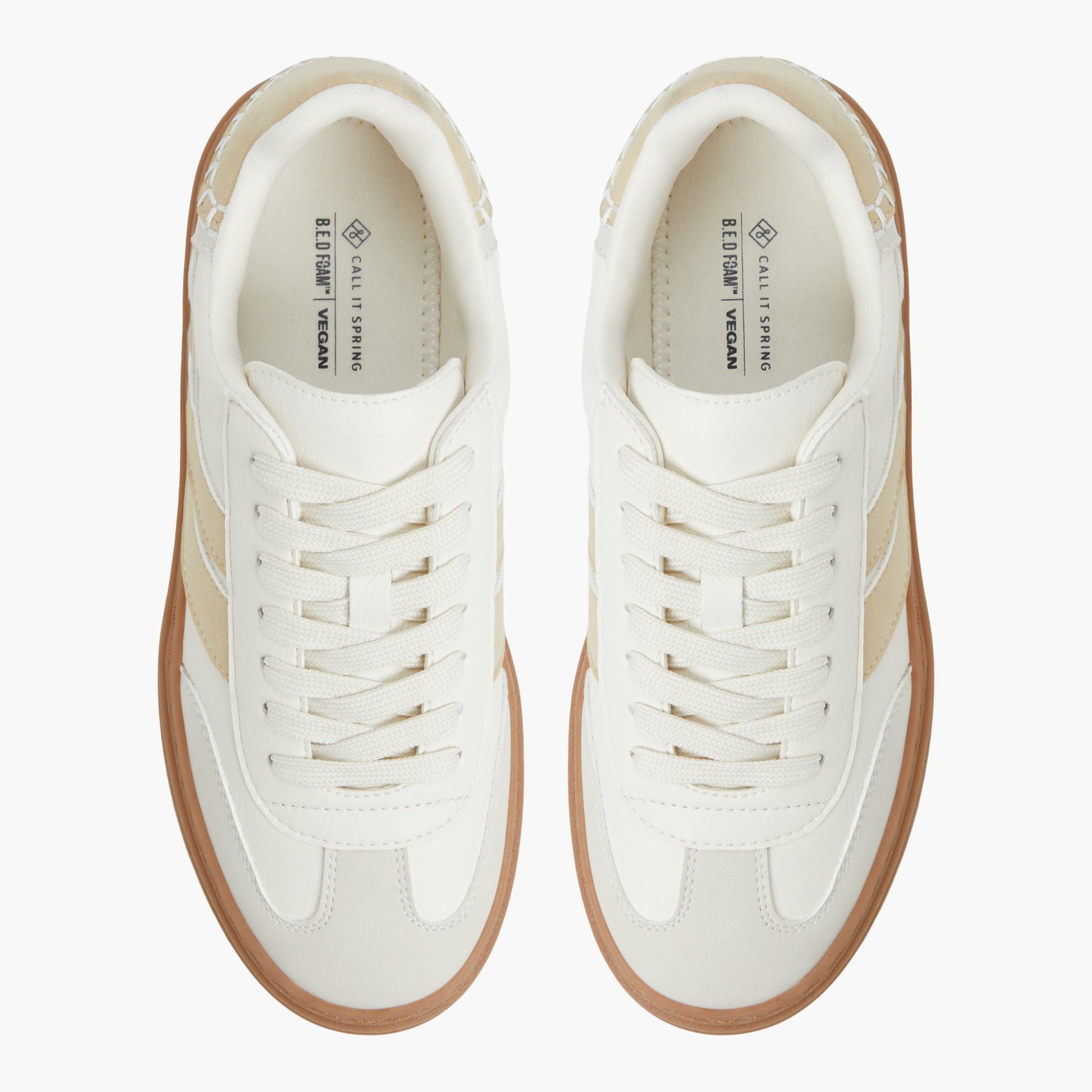 Top-down view of the White Multi Tommie Low-Top Sneakers