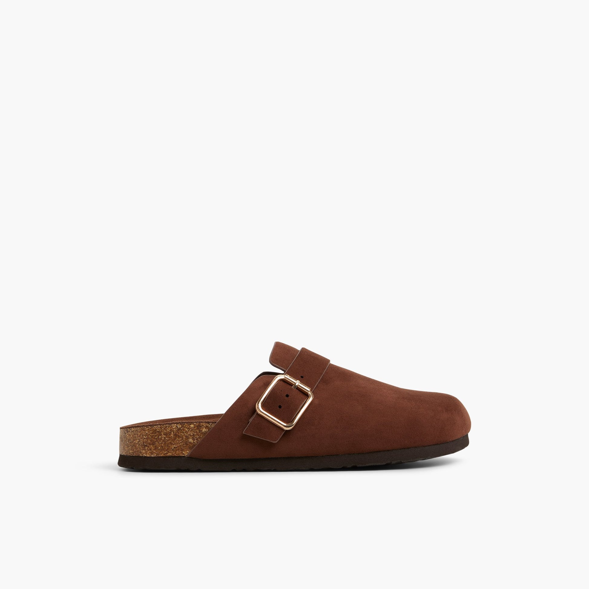 Main View of Dark brown Calli Clogs for Womens