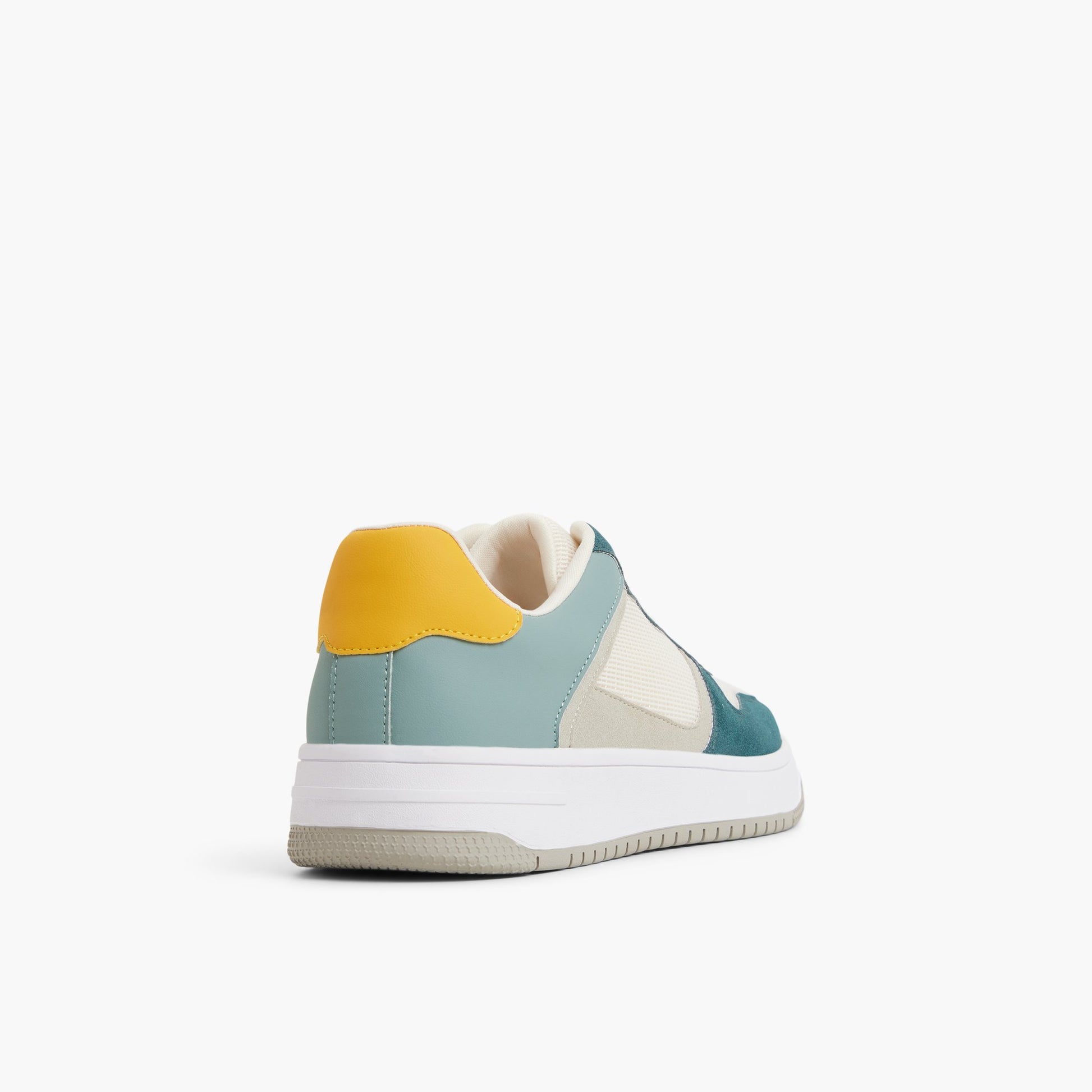 Three-quarter angle of Teal Freshh_h Low top sneakers's back side