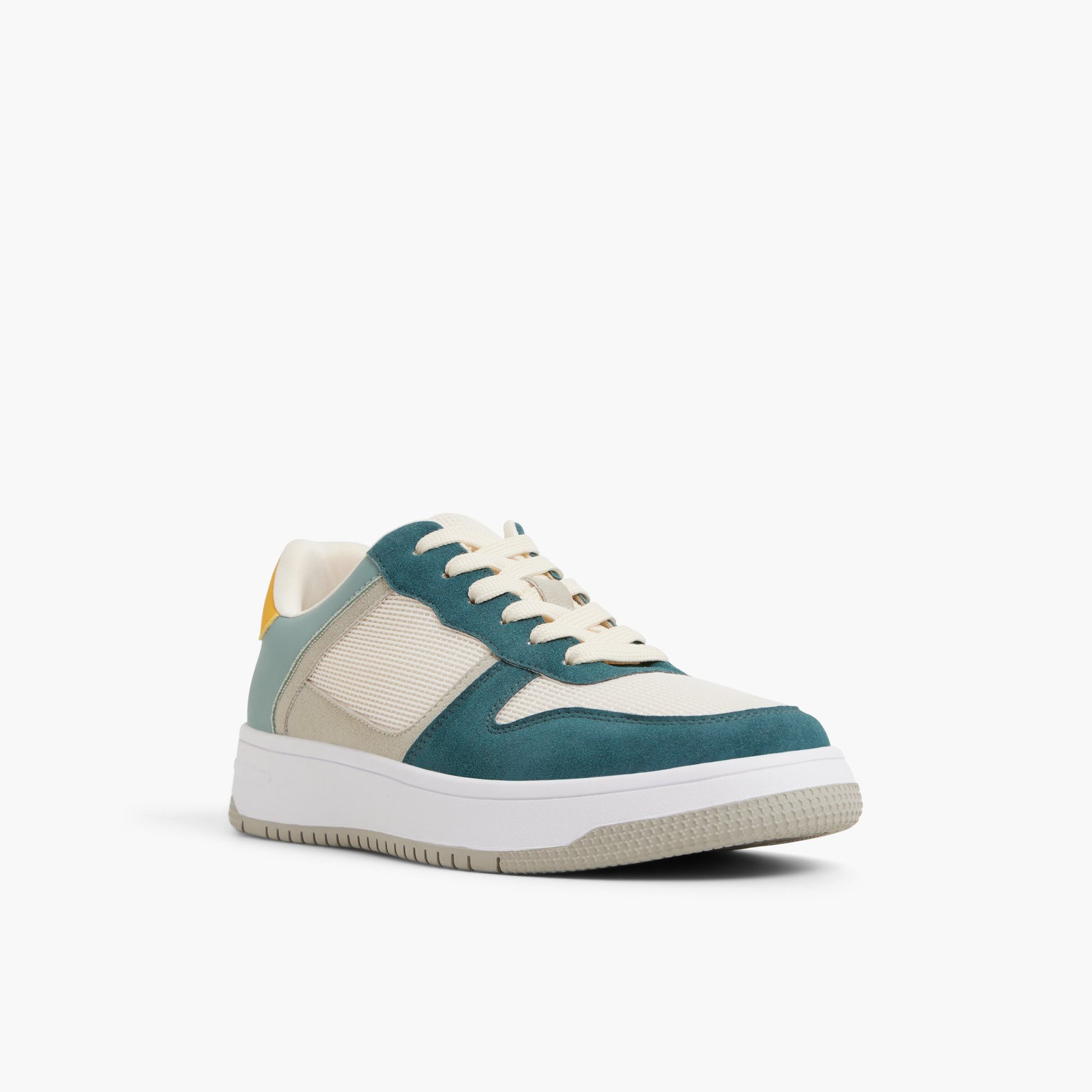Three-quarter angle of Teal Freshh_h Low top sneakers's front side