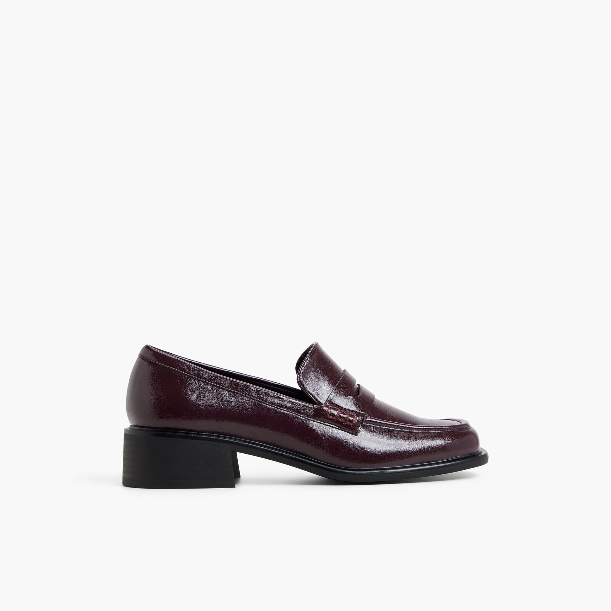 Main View of Dark purple Sloanee Loafers for Womens