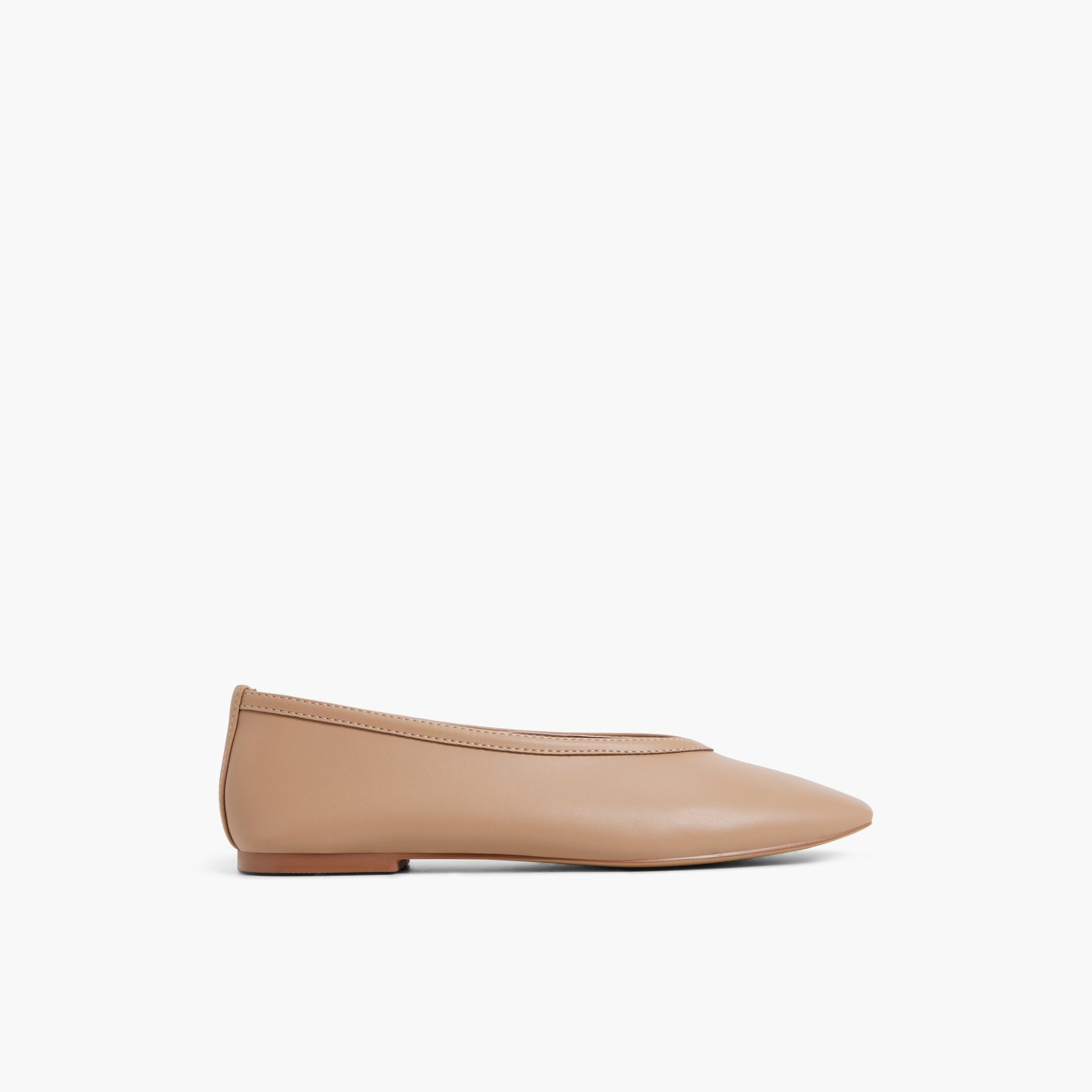 Main View of Medium Beige Eleynora Ballerinas for Womens
