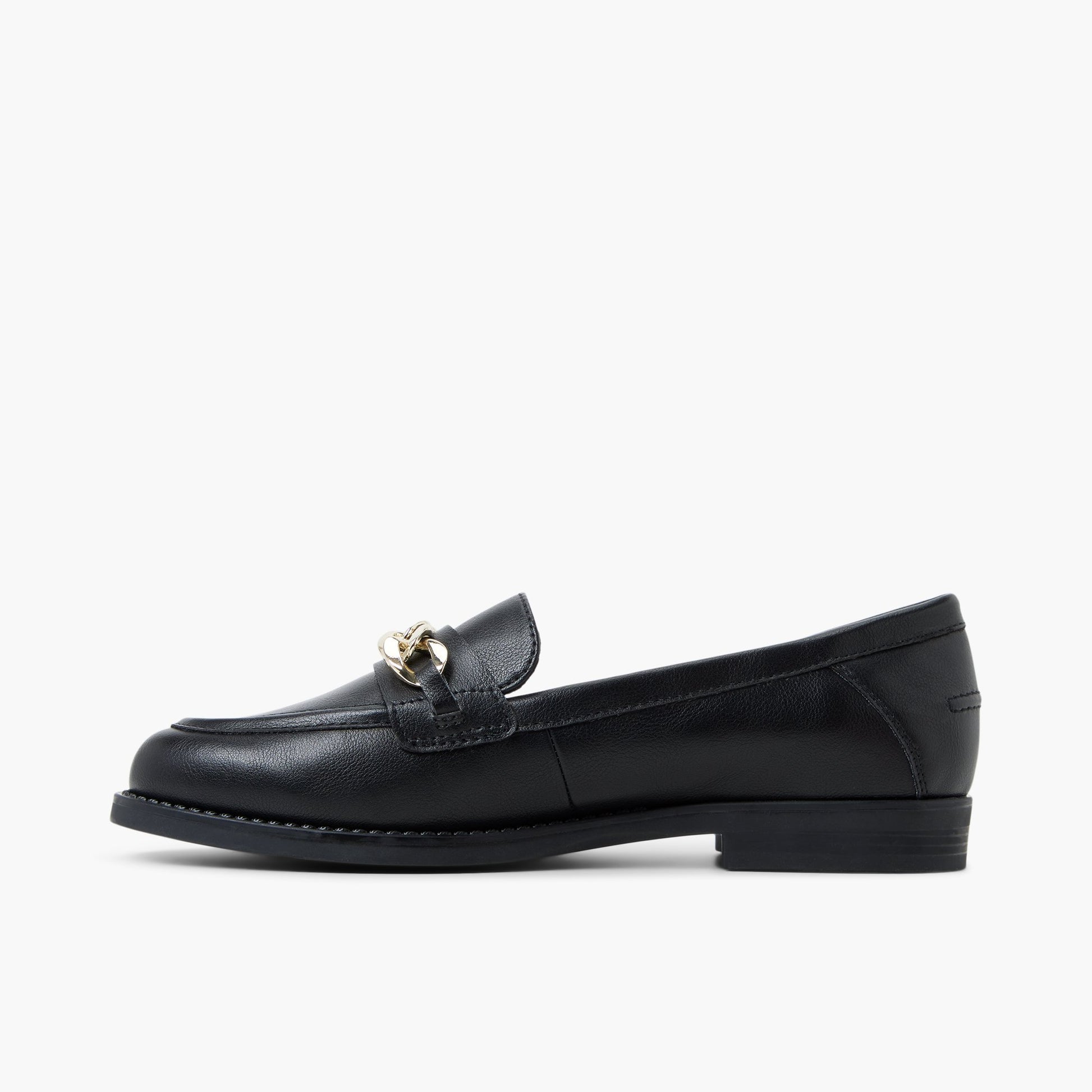 Side view of Black Masin Loafers
