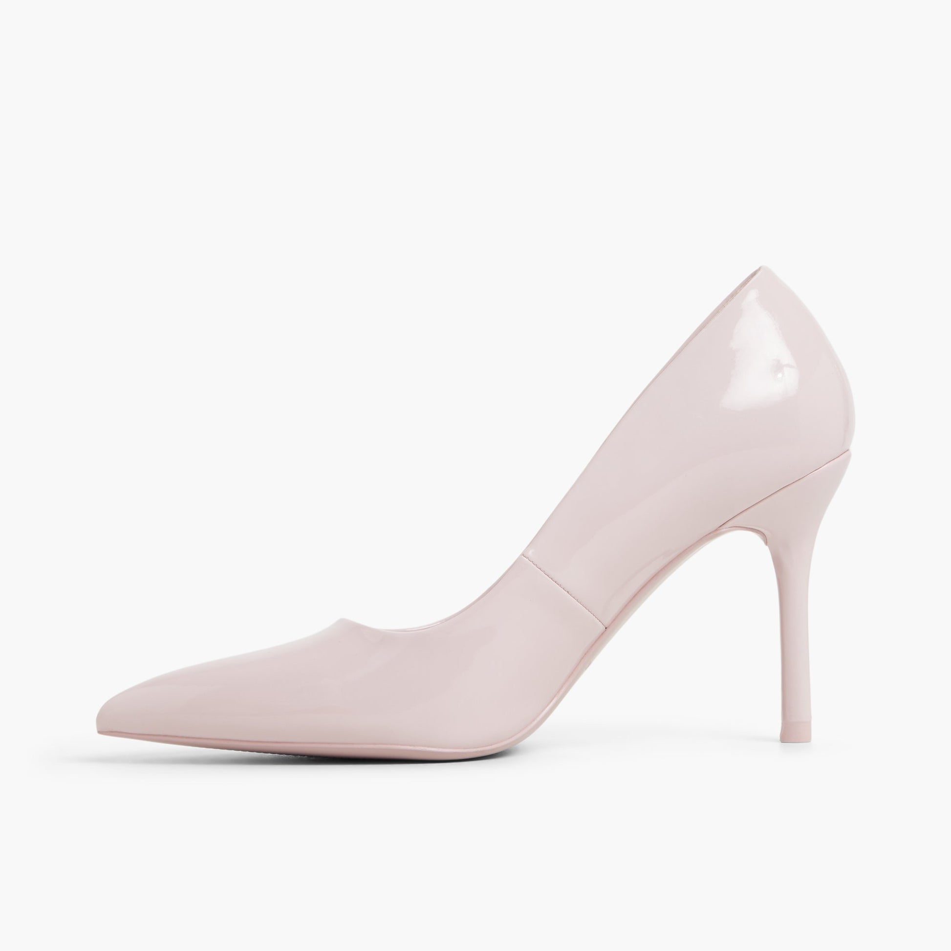 Side view of Light Pink Leeona Pumps