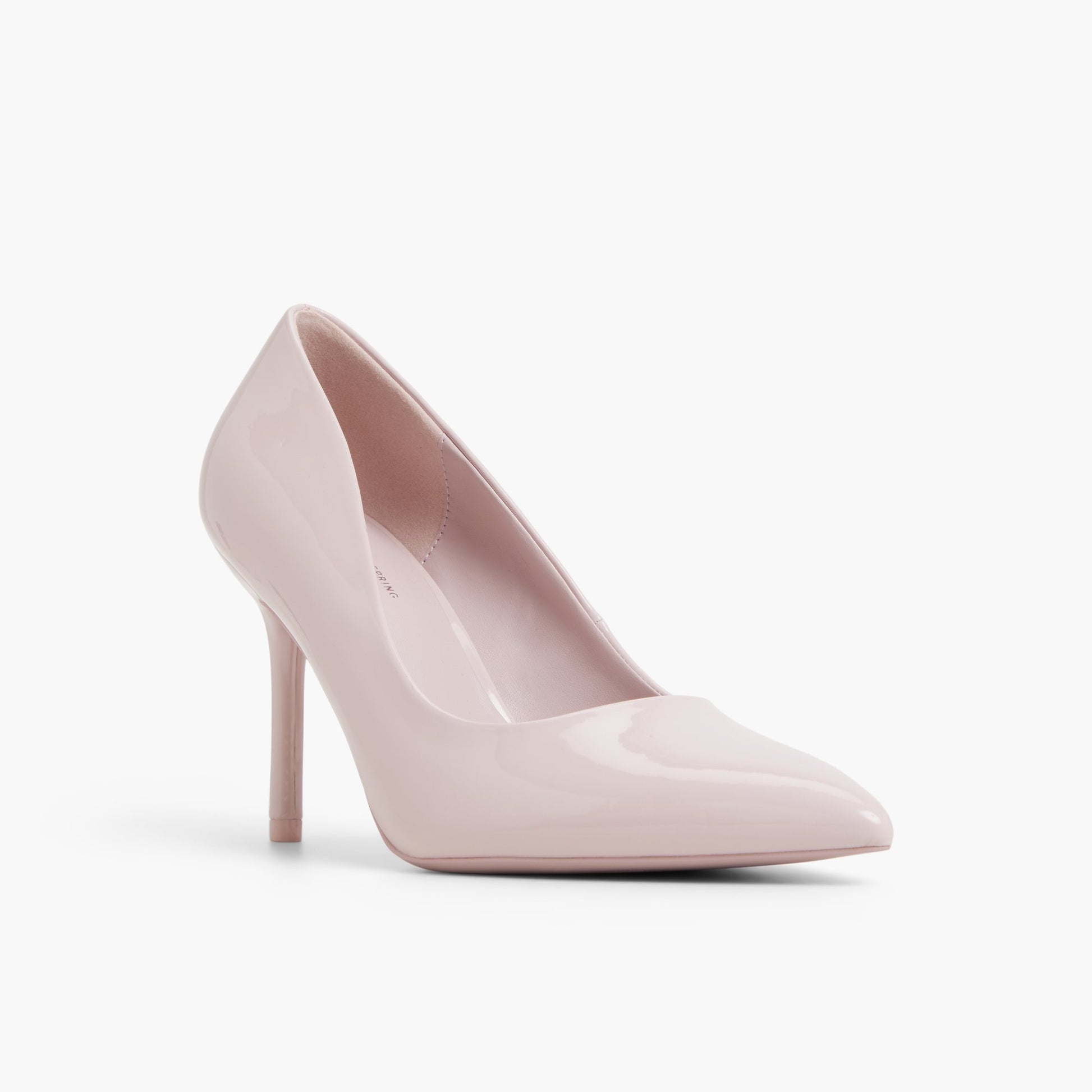 Three-quarter angle of Light Pink Leeona Pumps's front side