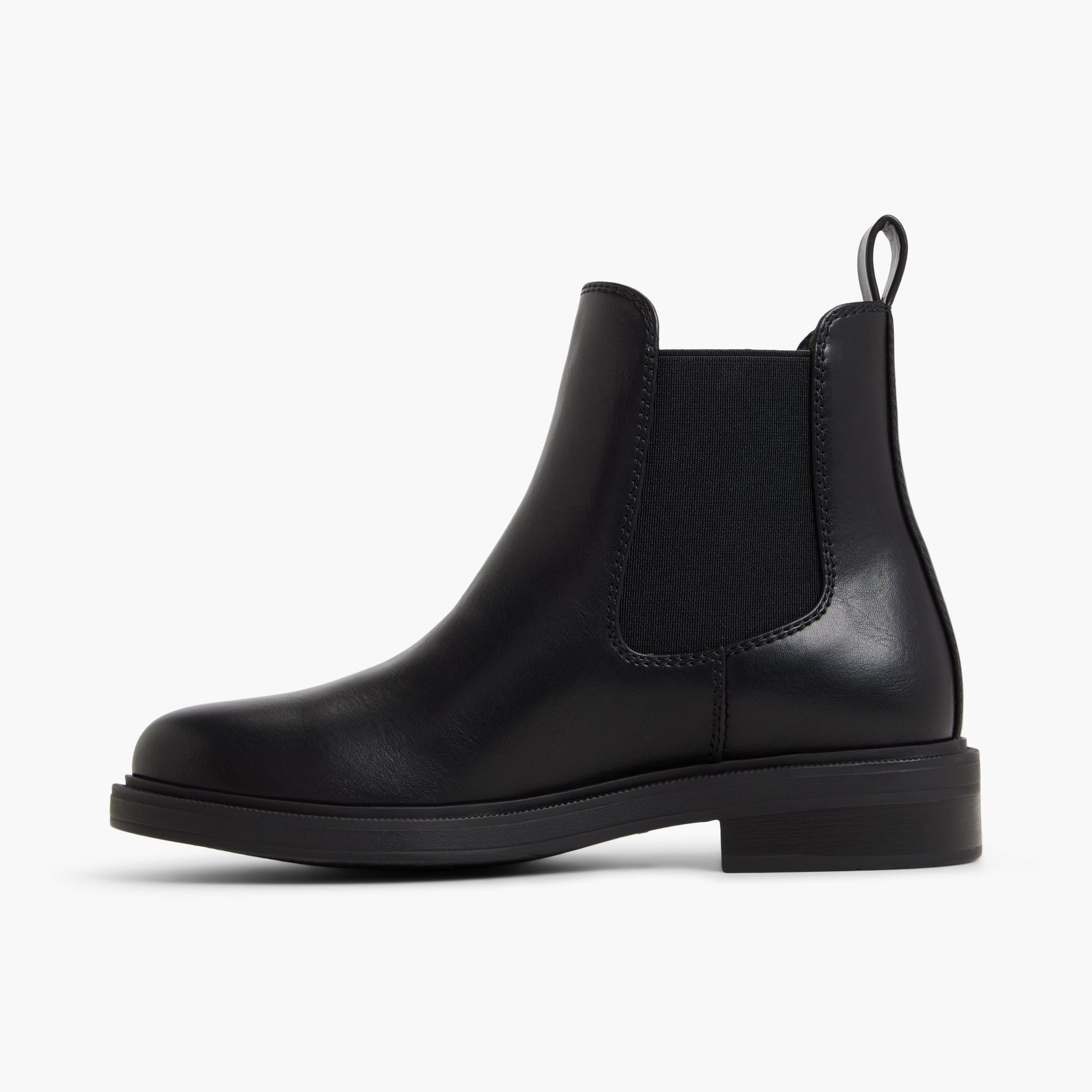 Side view of Black Caiya Chelsea Boots