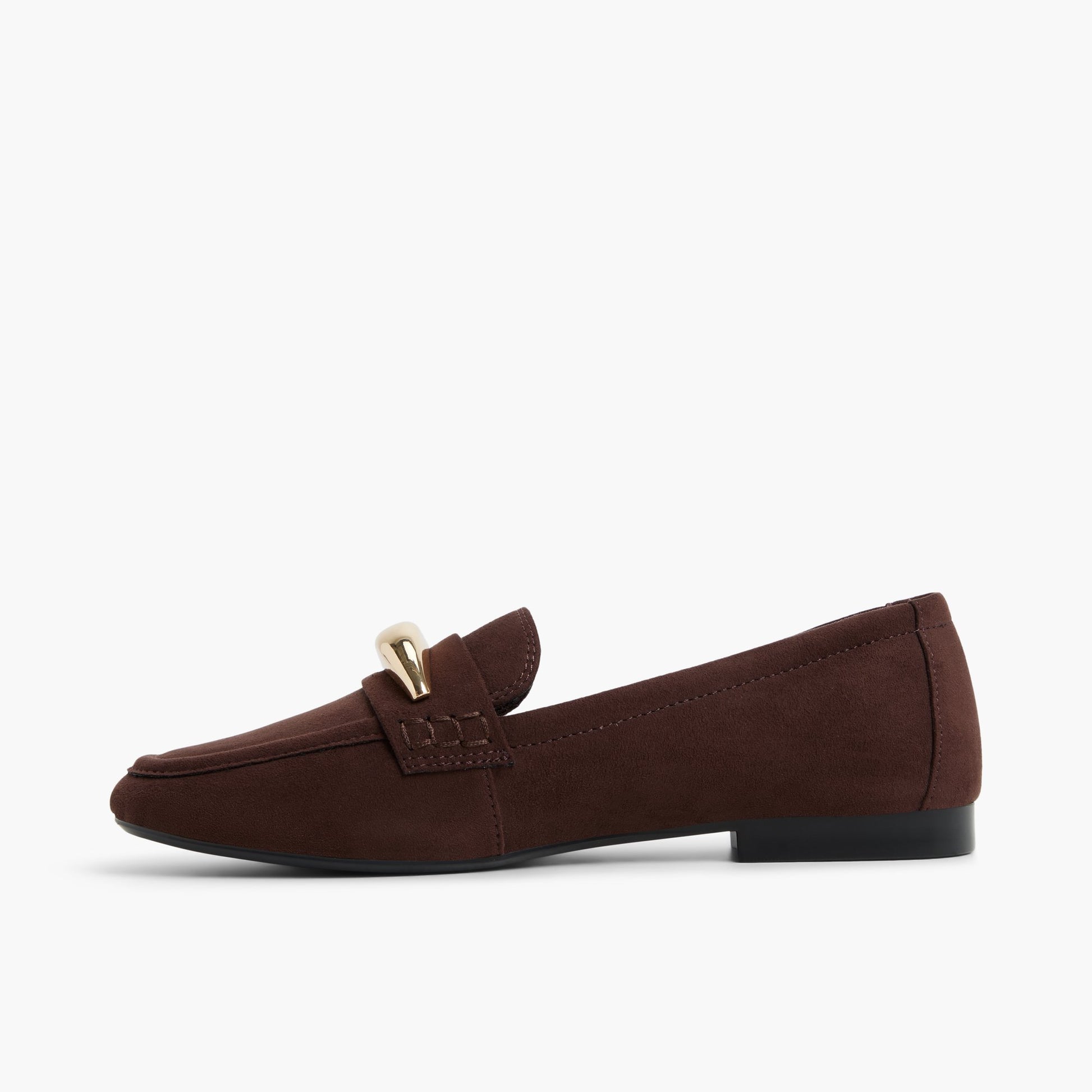Test FR:Side view of Marron Foncé Vicenza Flâneurs dandy