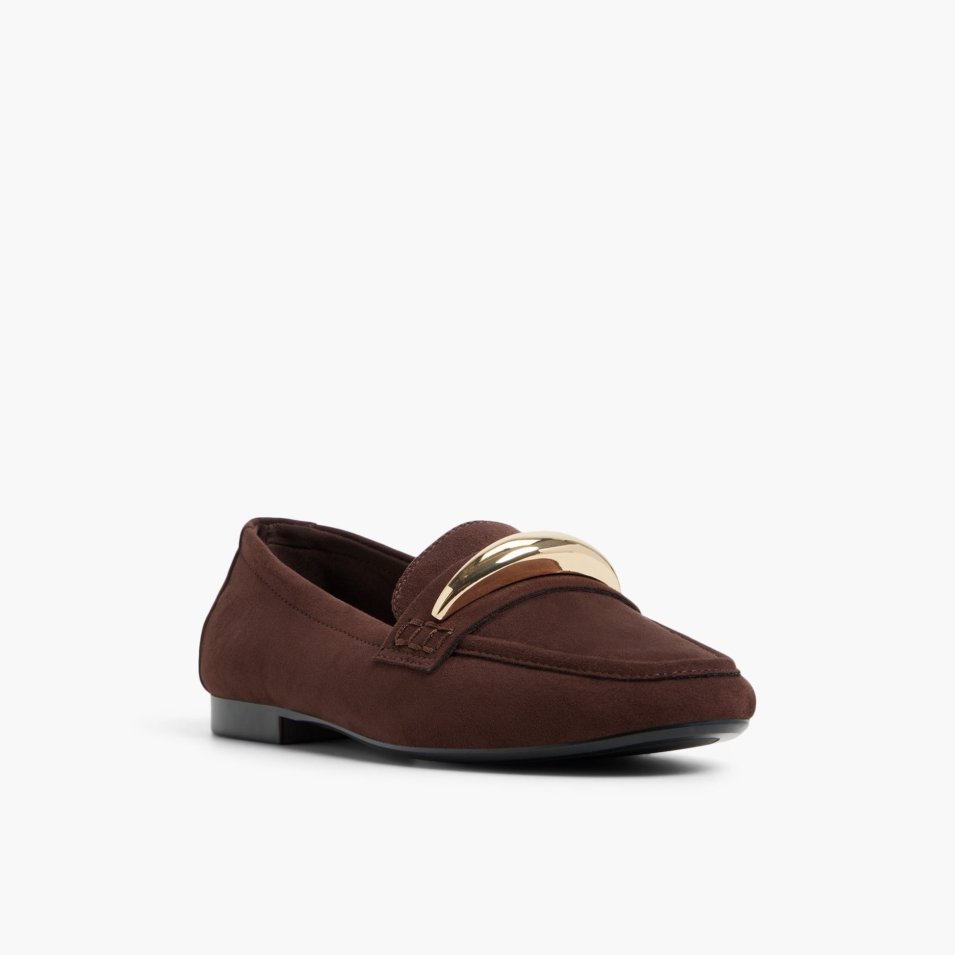 Test FR:Three-quarter angle of Marron Foncé Vicenza Flâneurs dandy's front side