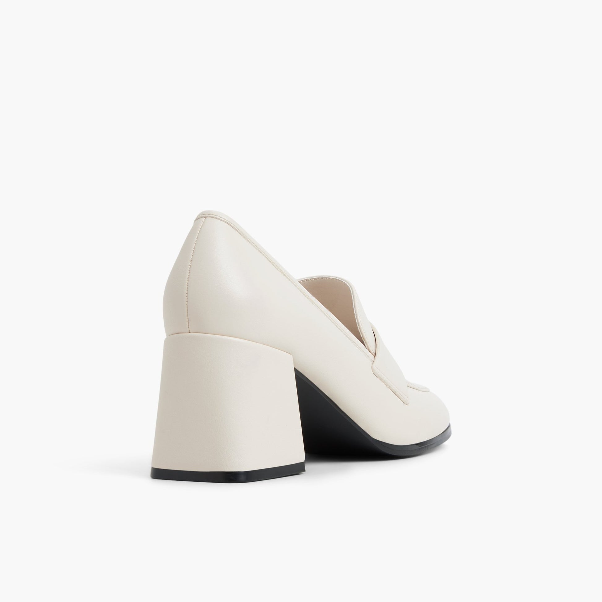 Three-quarter angle of Ice Riaa Mid-Heel Loafers's back side