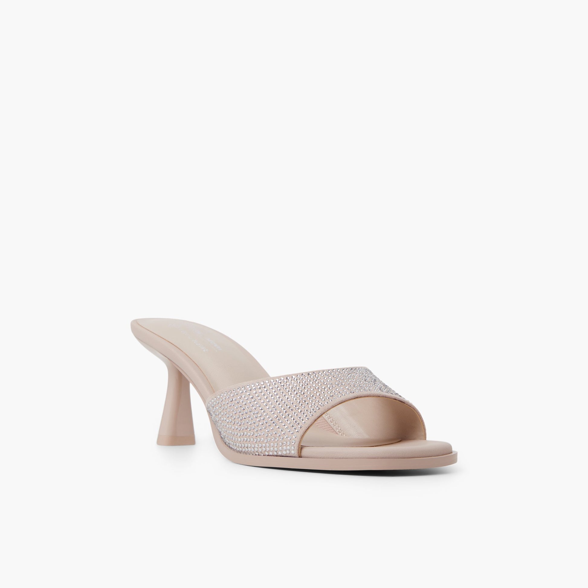 Three-quarter angle of Bone Cassiee Mule Sandals's front side