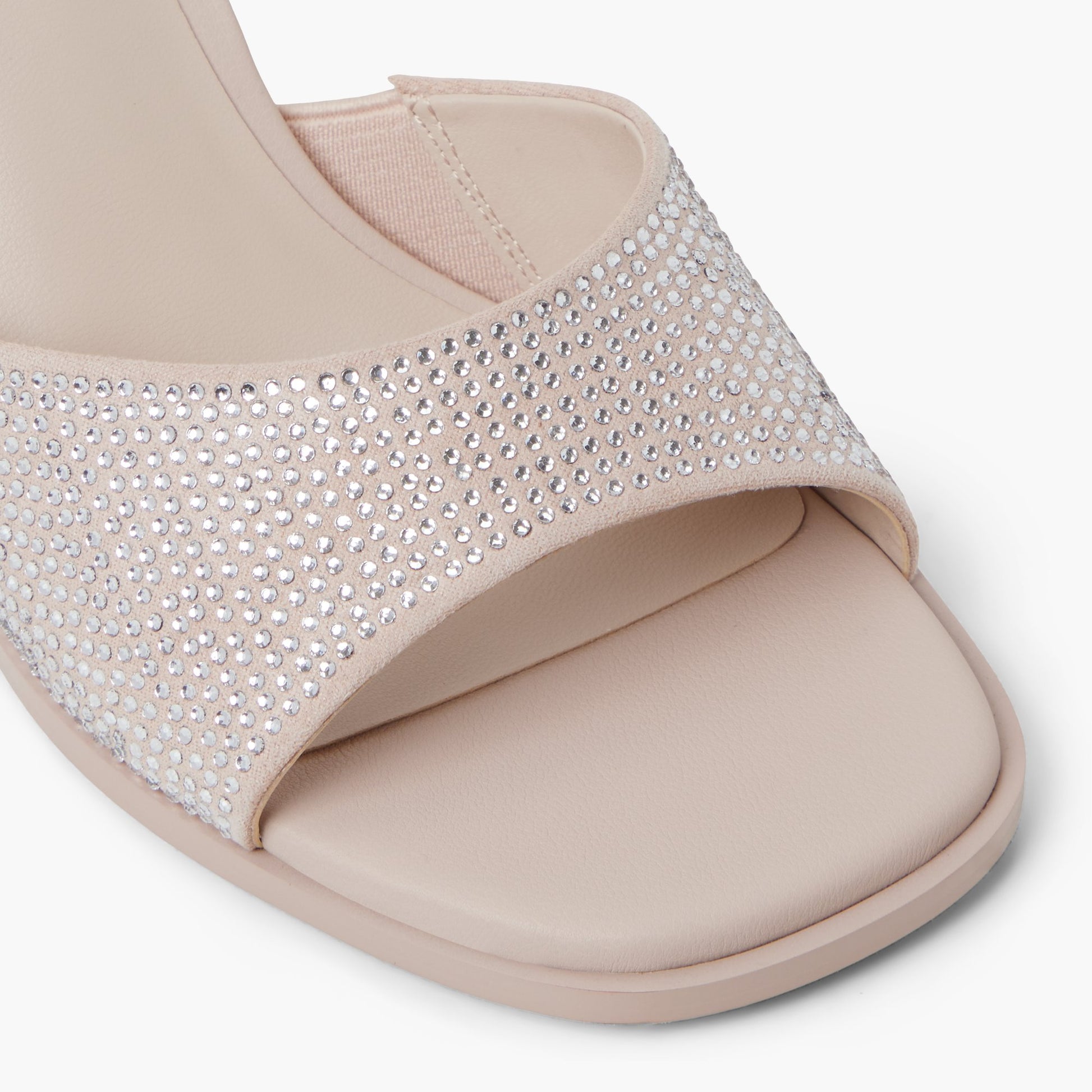 Close-up of the Bone Cassiee Mule Sandals