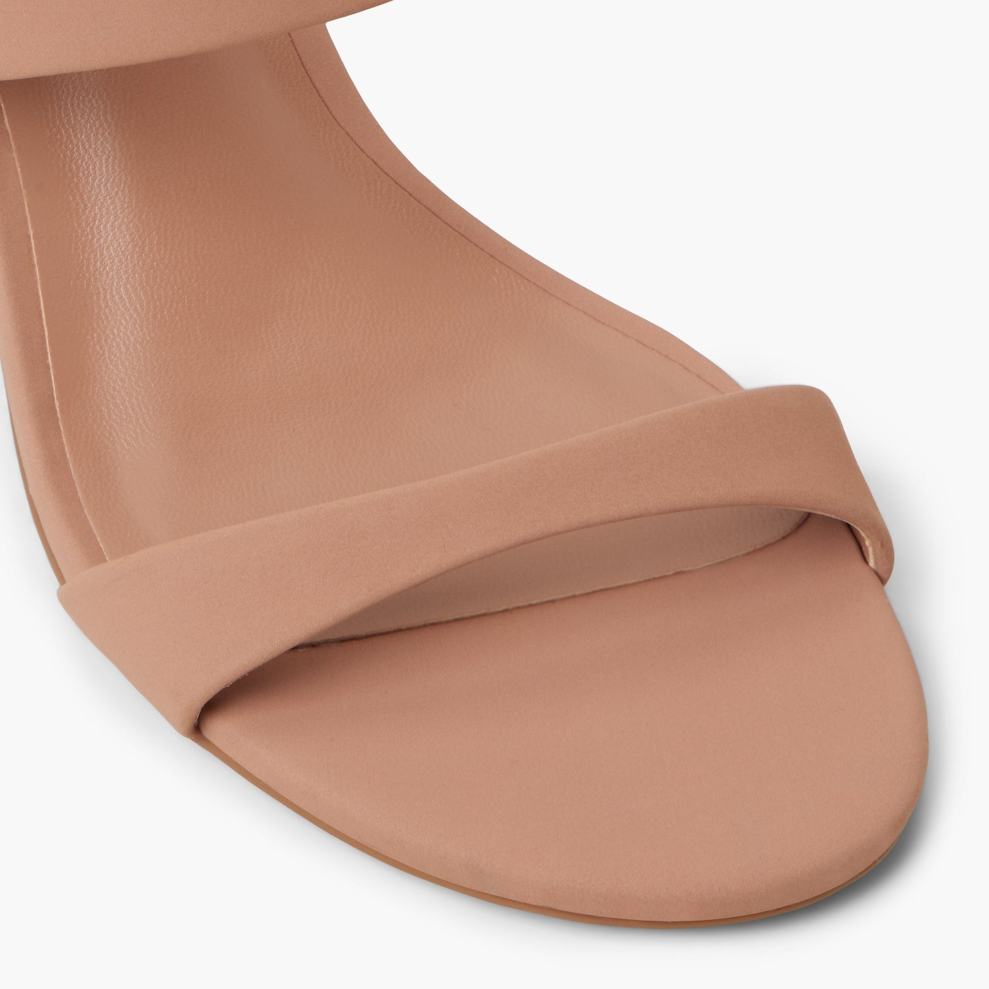 Close-up of the Medium beige Shaiaa Mule Sandals