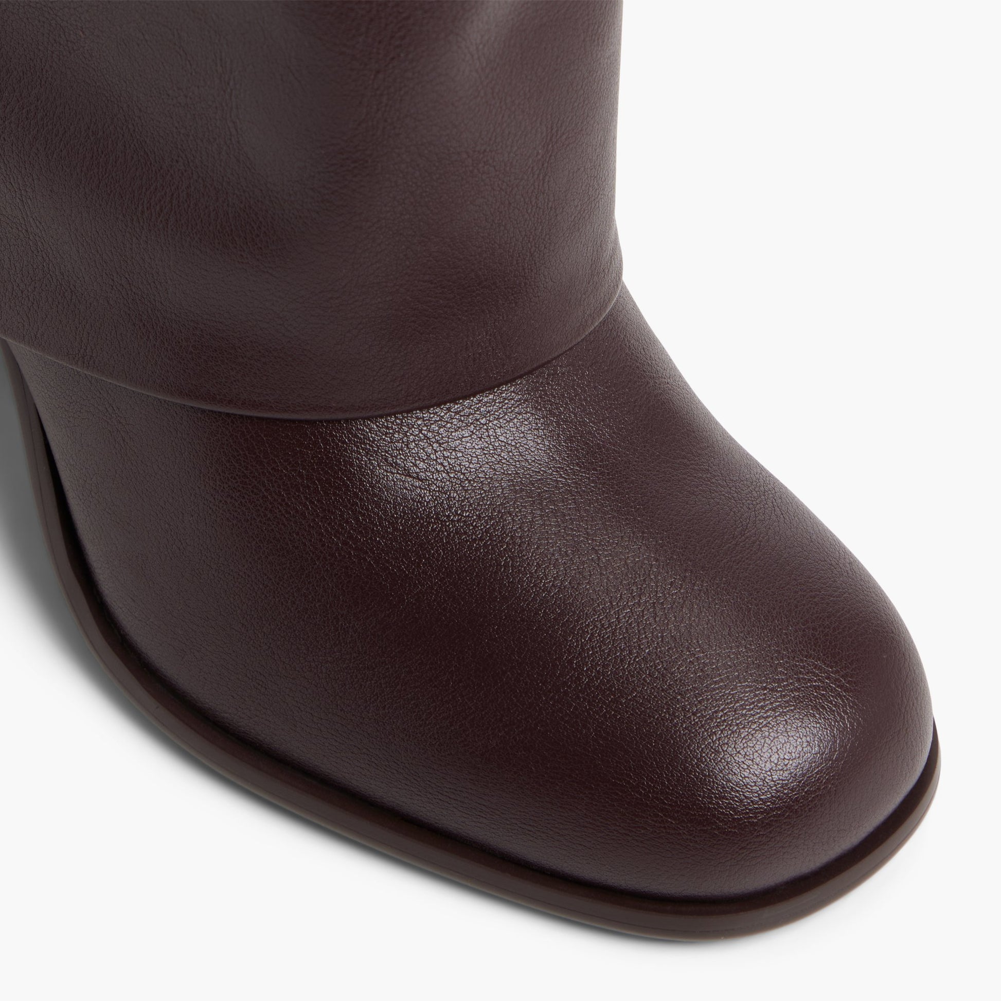 Close-up of the Bordo Jenelle Fold-Over Boots