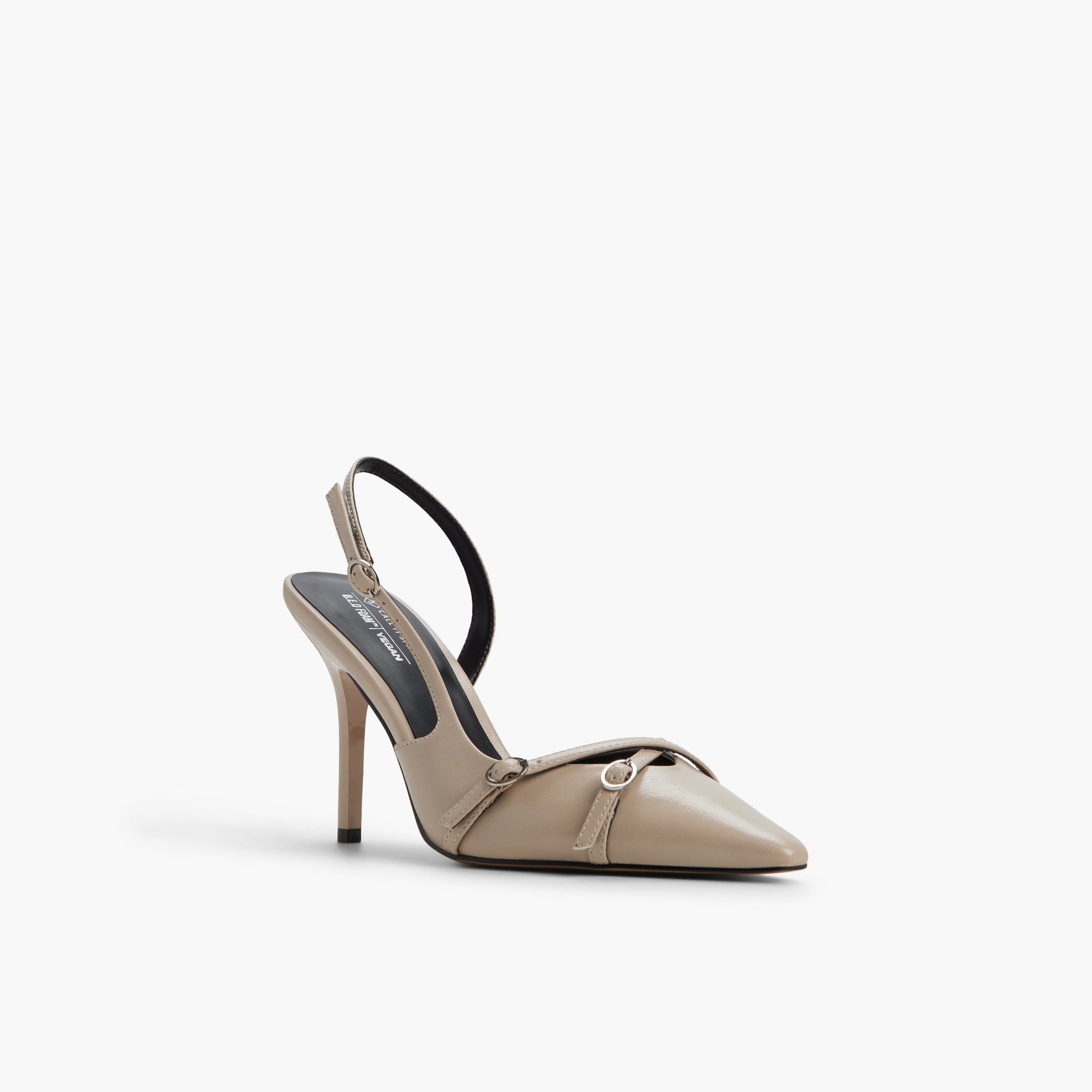Three-quarter angle of Bone Niaa Slingback Pumps's front side