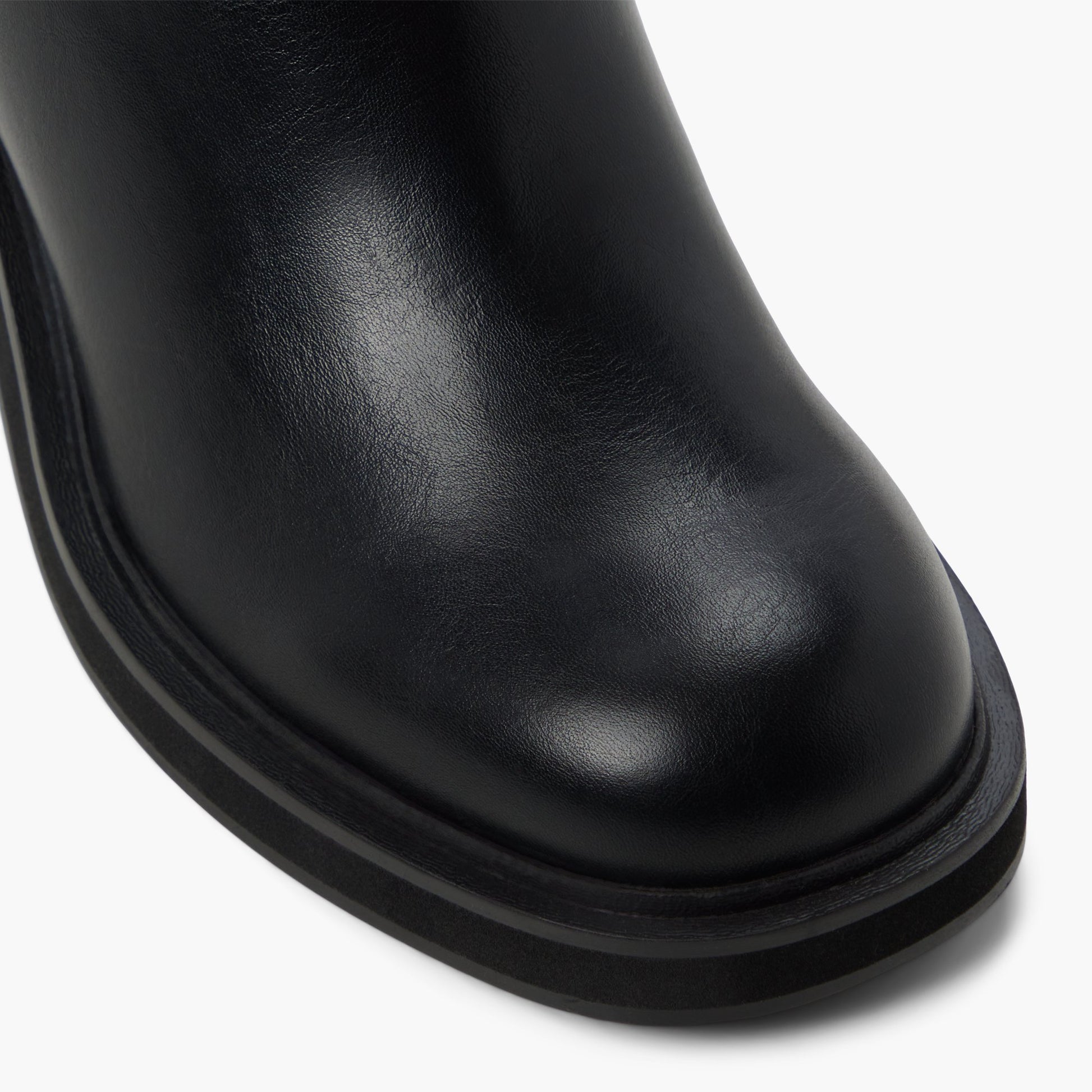 Close-up of the Black Journie Riding Boots