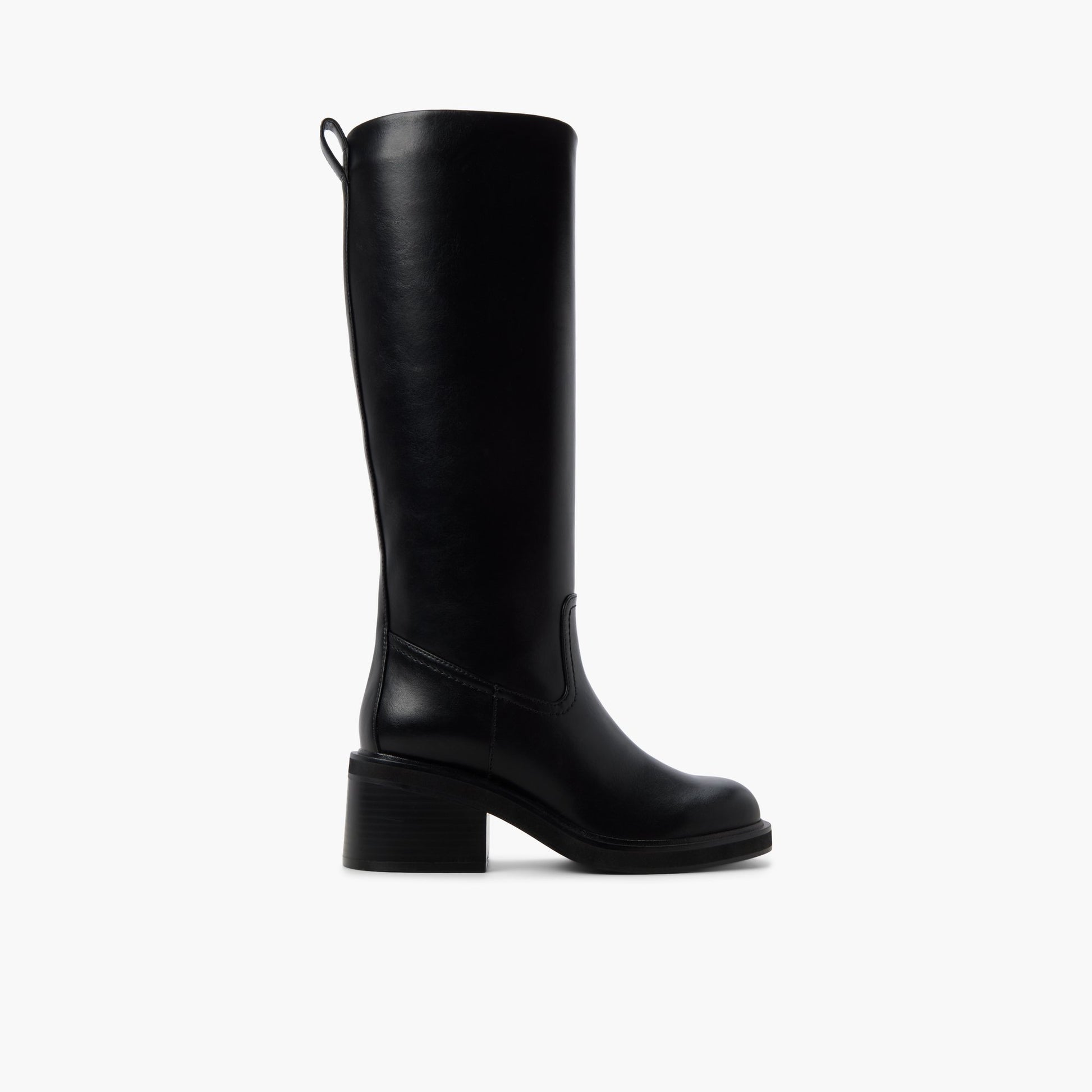 Main View of Black Journie Riding Boots for Womens