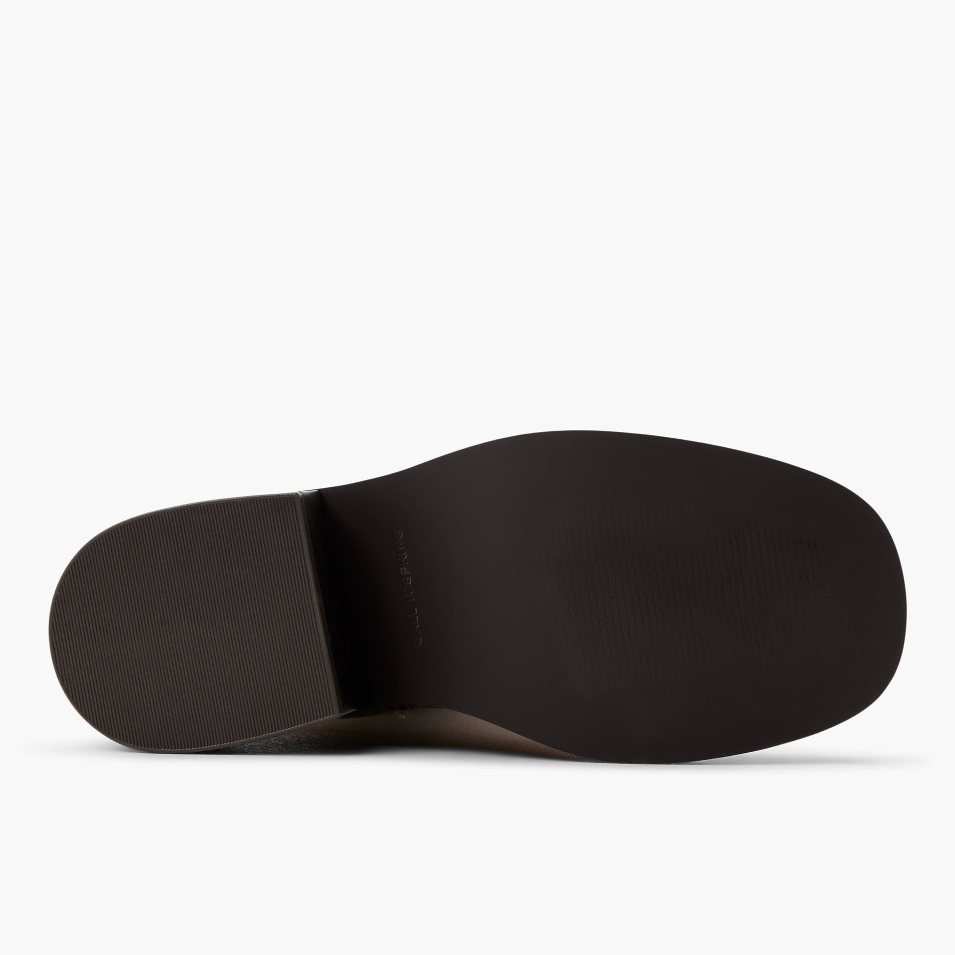 View of Taupe Journie Riding Boots's sole